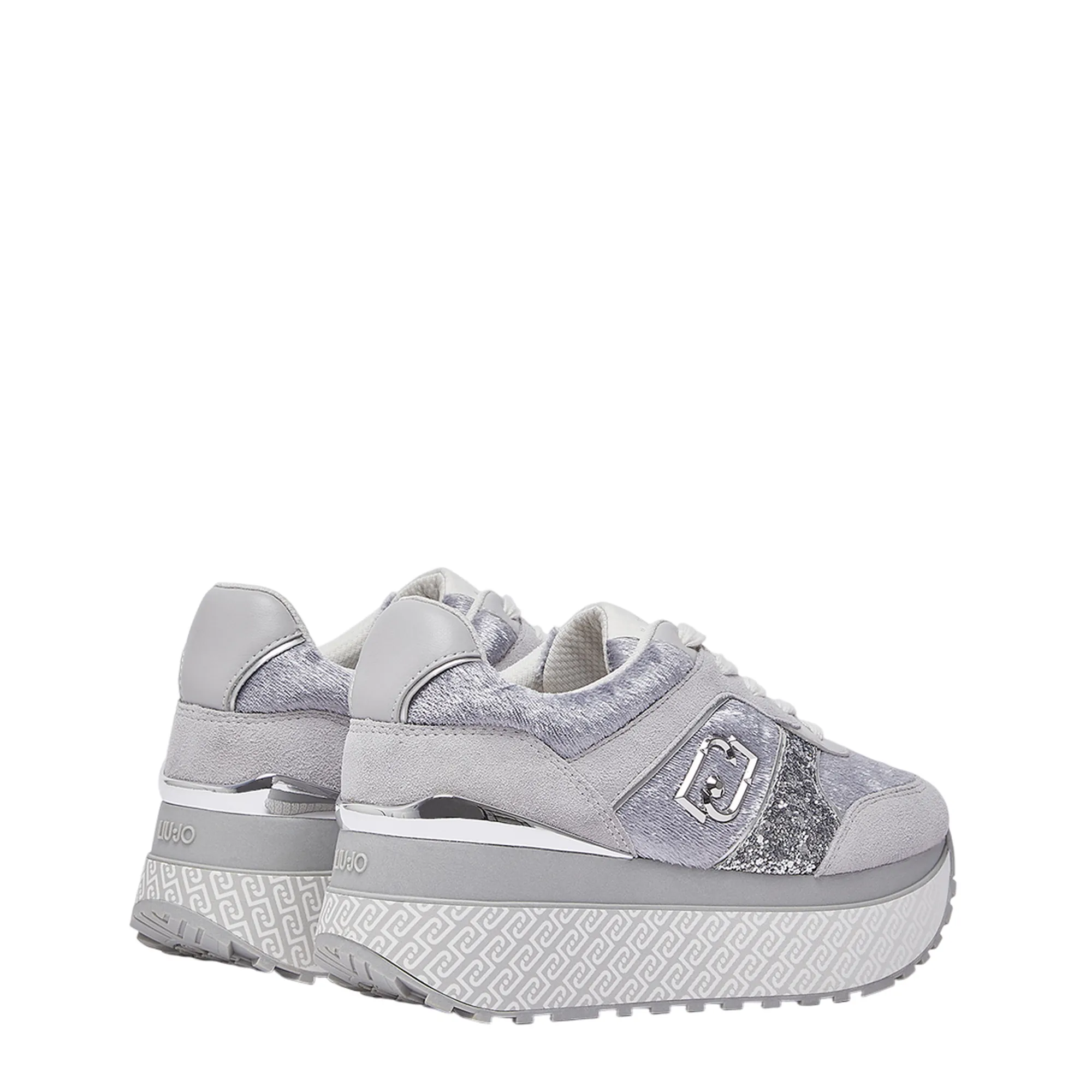 Liujo Accessori B'Sneakers Maxi Wonder Plus 02' Silver Bf6009Px066 183703