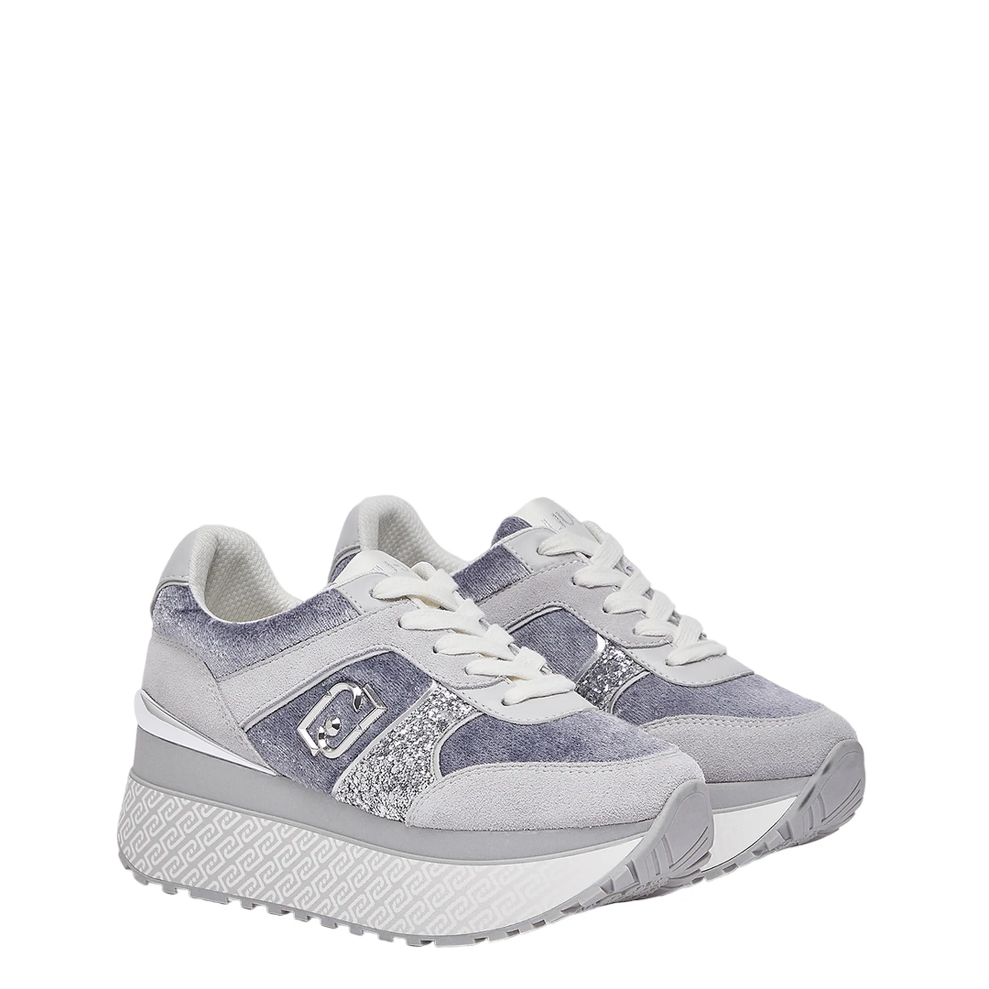 Liujo Accessori B'Sneakers Maxi Wonder Plus 02' Silver Bf6009Px066 183704
