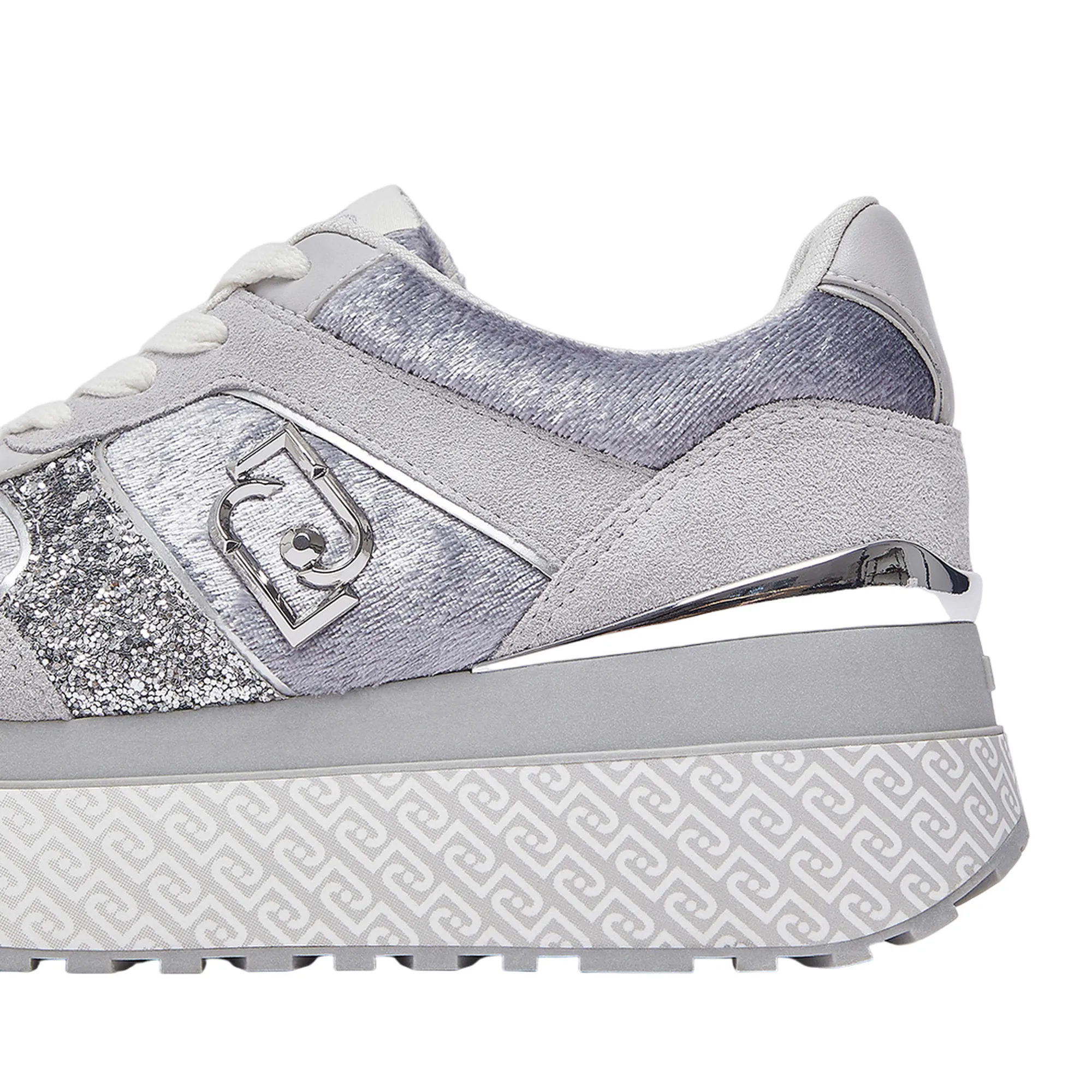 Liujo Accessori B'Sneakers Maxi Wonder Plus 02' Silver Bf6009Px066 183705