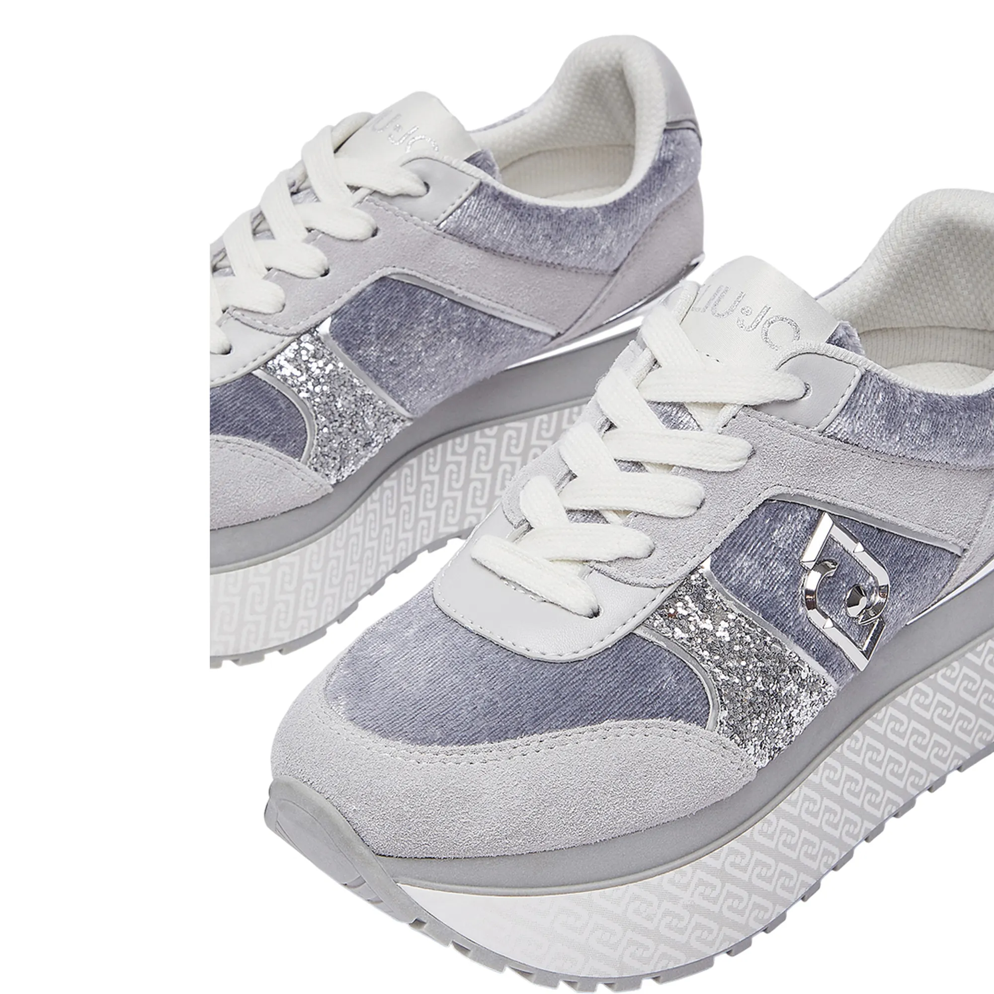 Liujo Accessori B'Sneakers Maxi Wonder Plus 02' Silver Bf6009Px066 183708