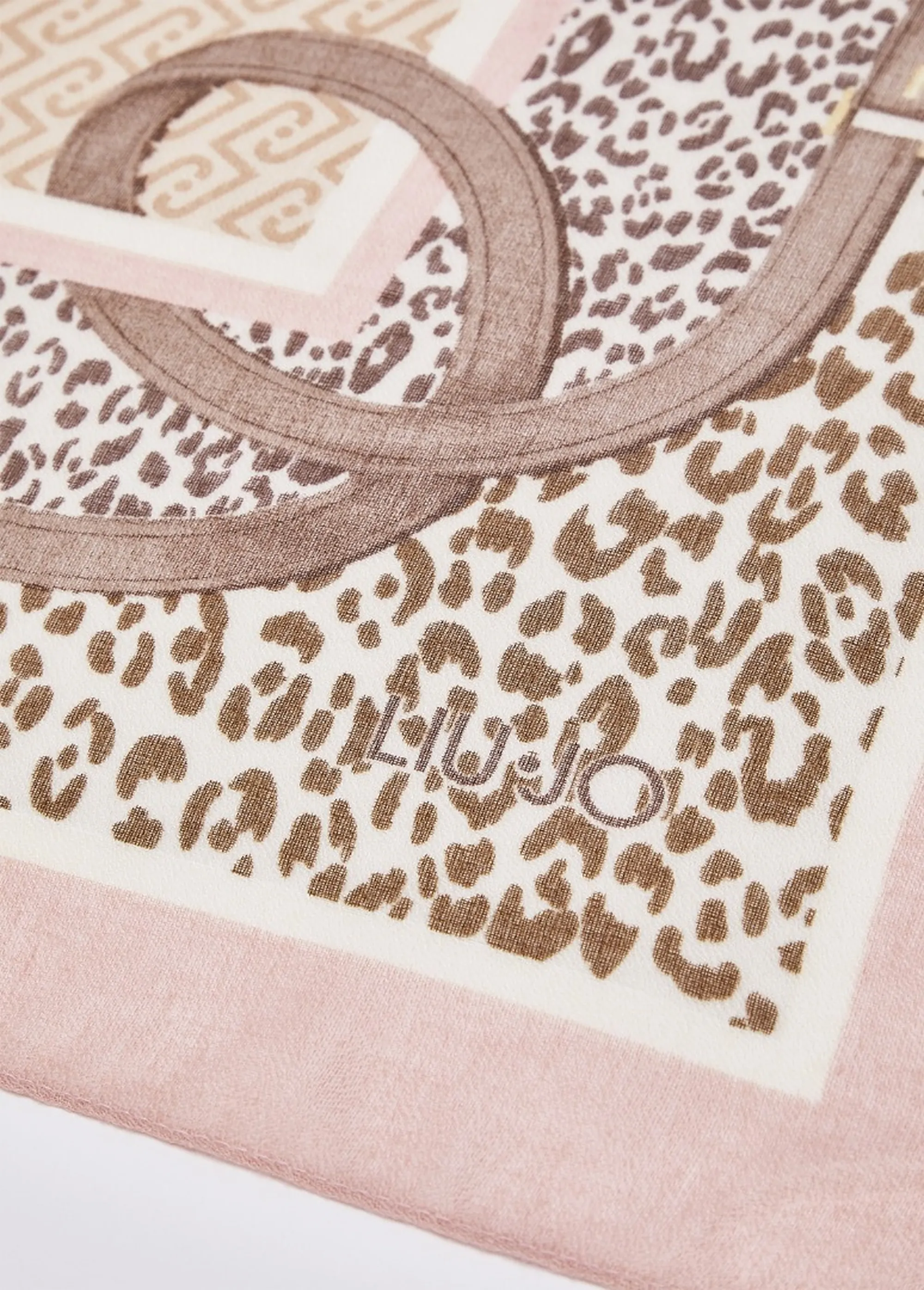 Liujo Accessori Stola Animalier Con Cinturini Beige 2F6063T2745 185256