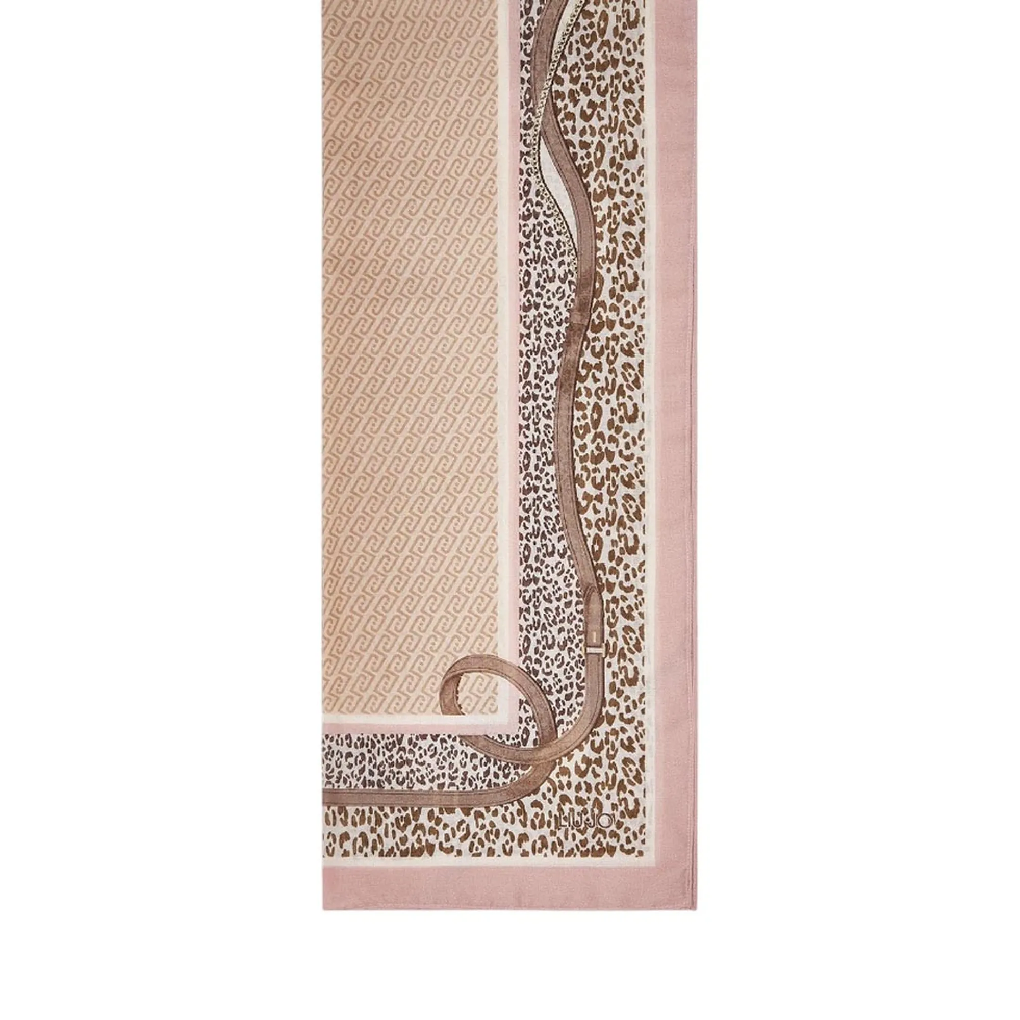 Liujo Accessori Stola Animalier Con Cinturini Beige 2F6063T2745 194888