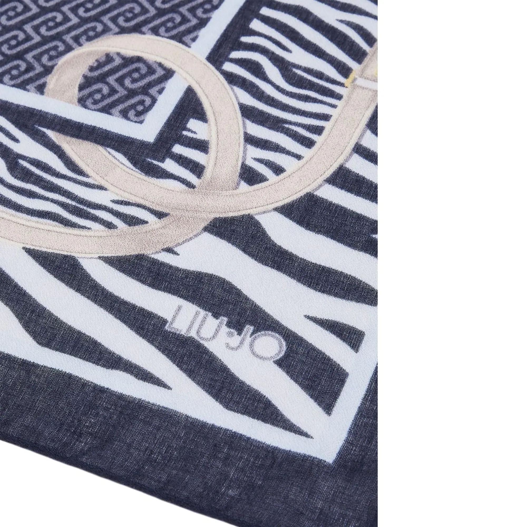 Liujo Accessori Stola Animalier Con Cinturini Blu Scuro 2F6063T2745 194893