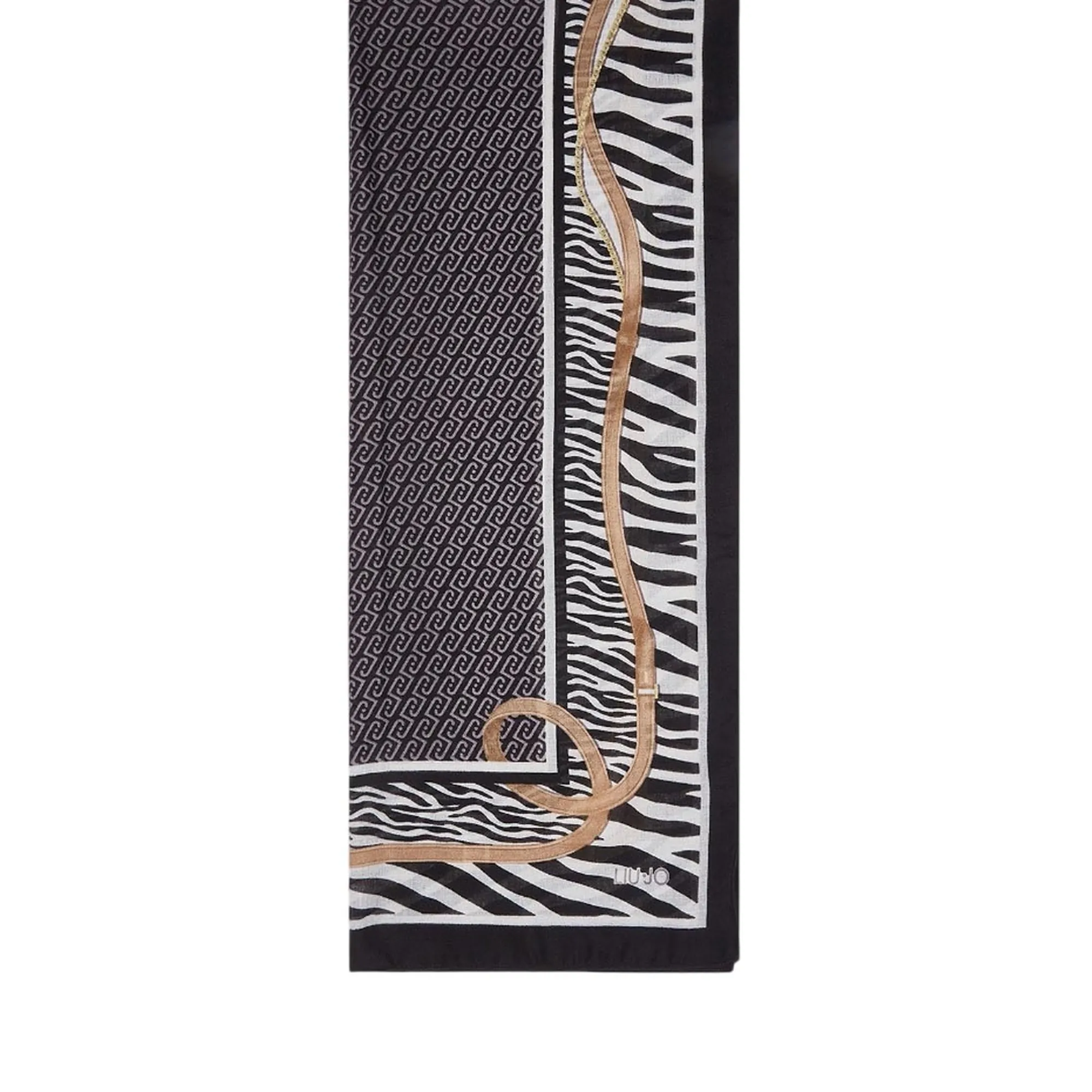 Liujo Accessori Stola Animalier Con Cinturini Nero 2F6063T2745 194884