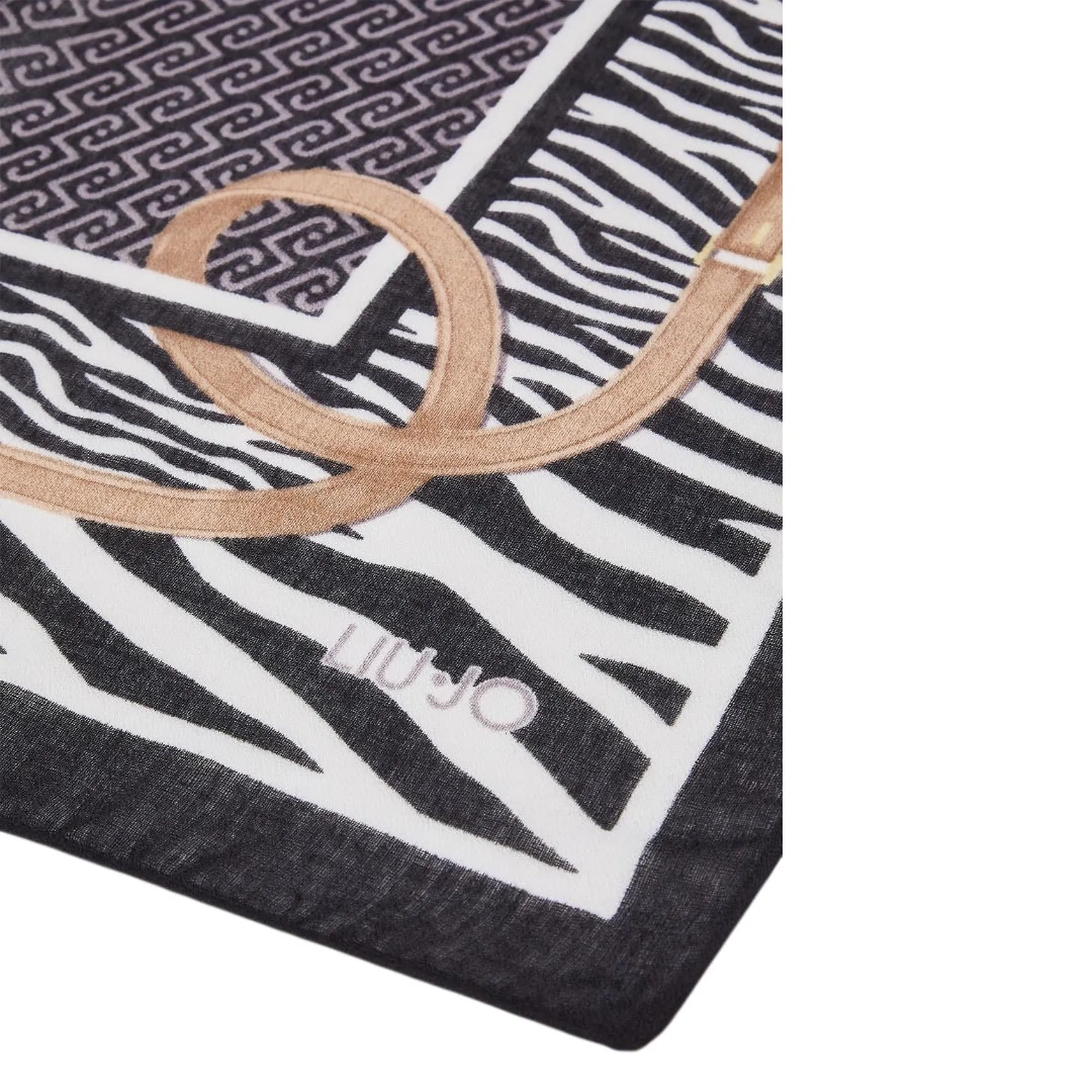 Liujo Accessori Stola Animalier Con Cinturini Nero 2F6063T2745 194885