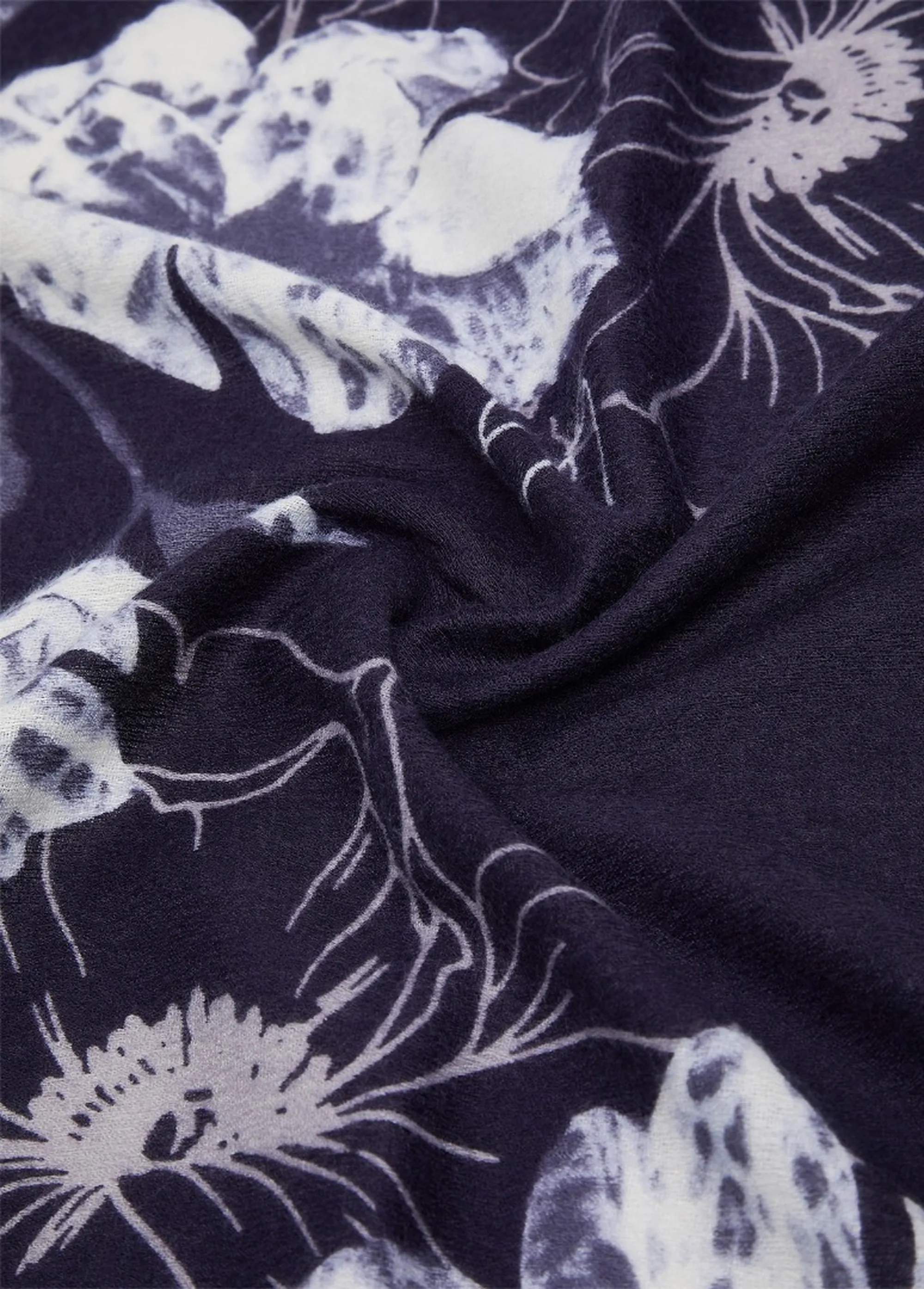 Liujo Accessori B'Stole With Flowers' Midnight Blue 2F6065T2745 188695