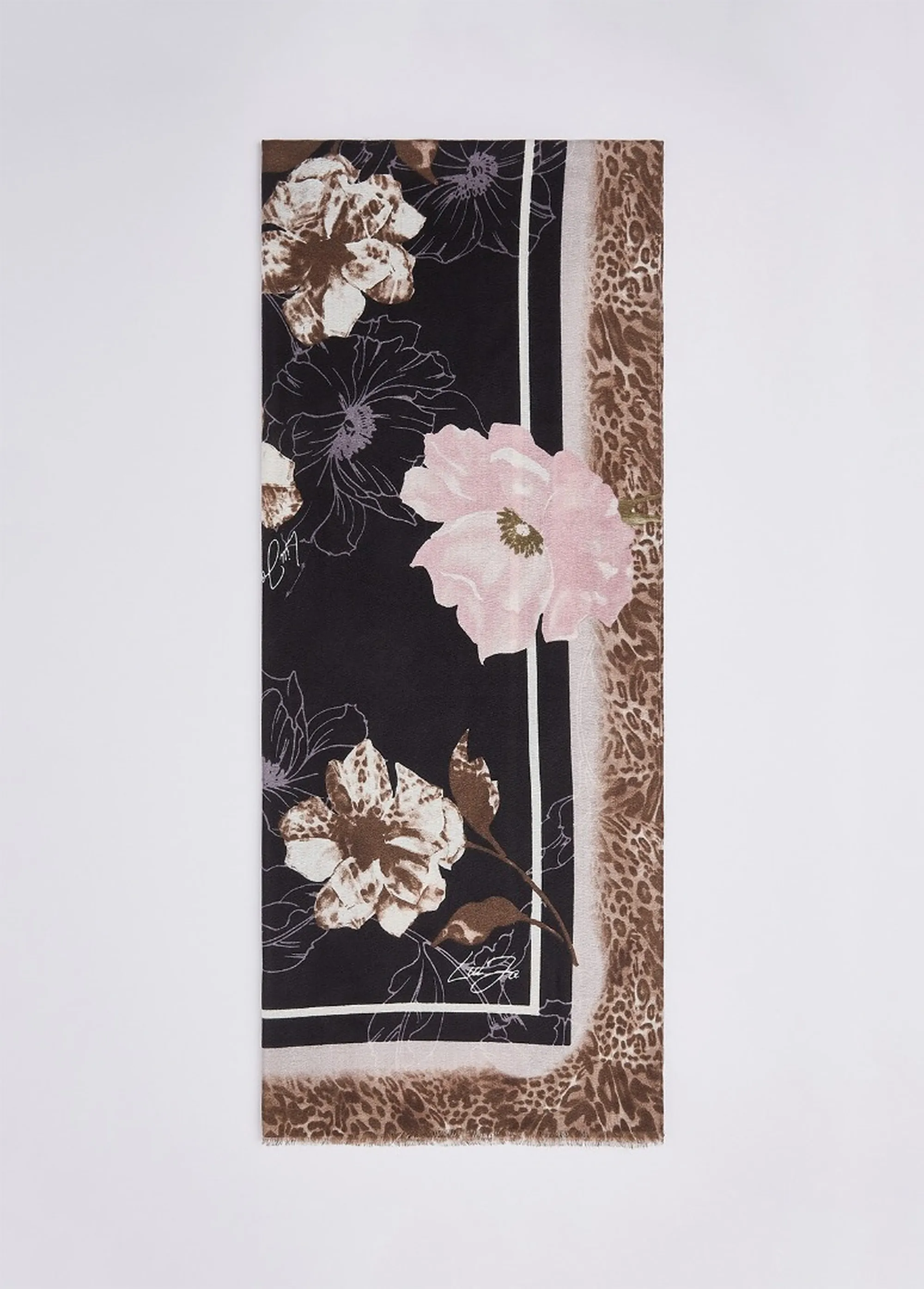 Liujo Accessori B'Stole With Flowers' Camel 2F6065T2745 188685