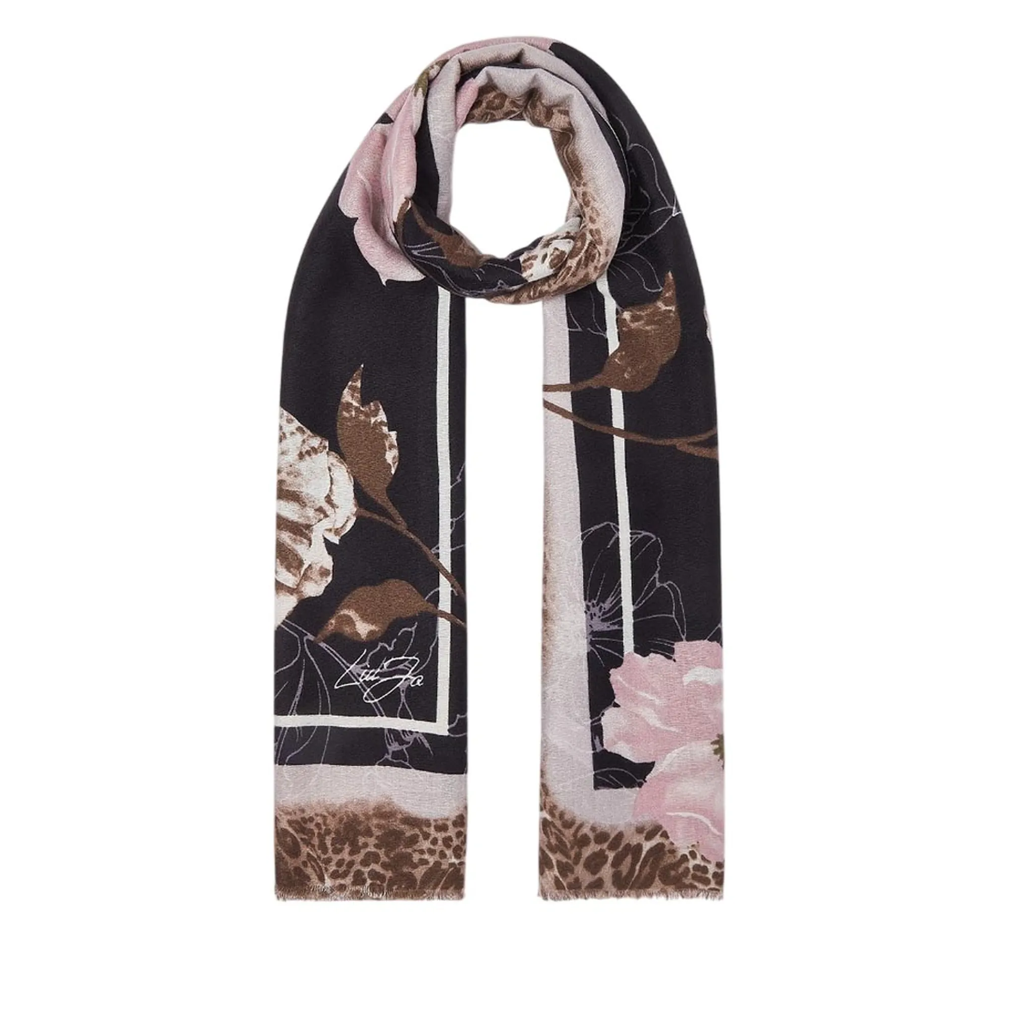 Liujo Accessori Stola Con Fiori Cammello 2F6065T2745 194817