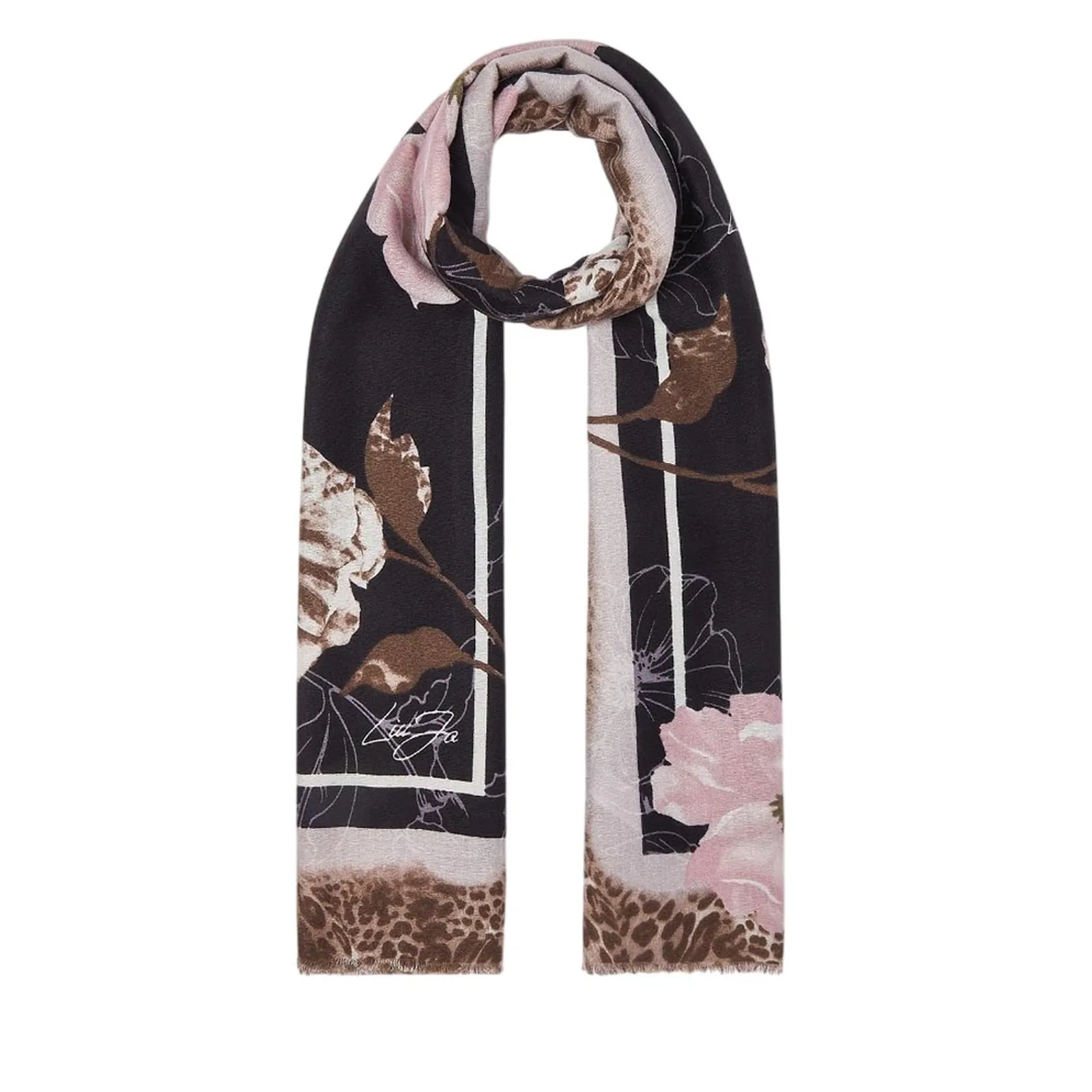 Liujo Accessori Stola Con Fiori Cammello 2F6065T2745 194817
