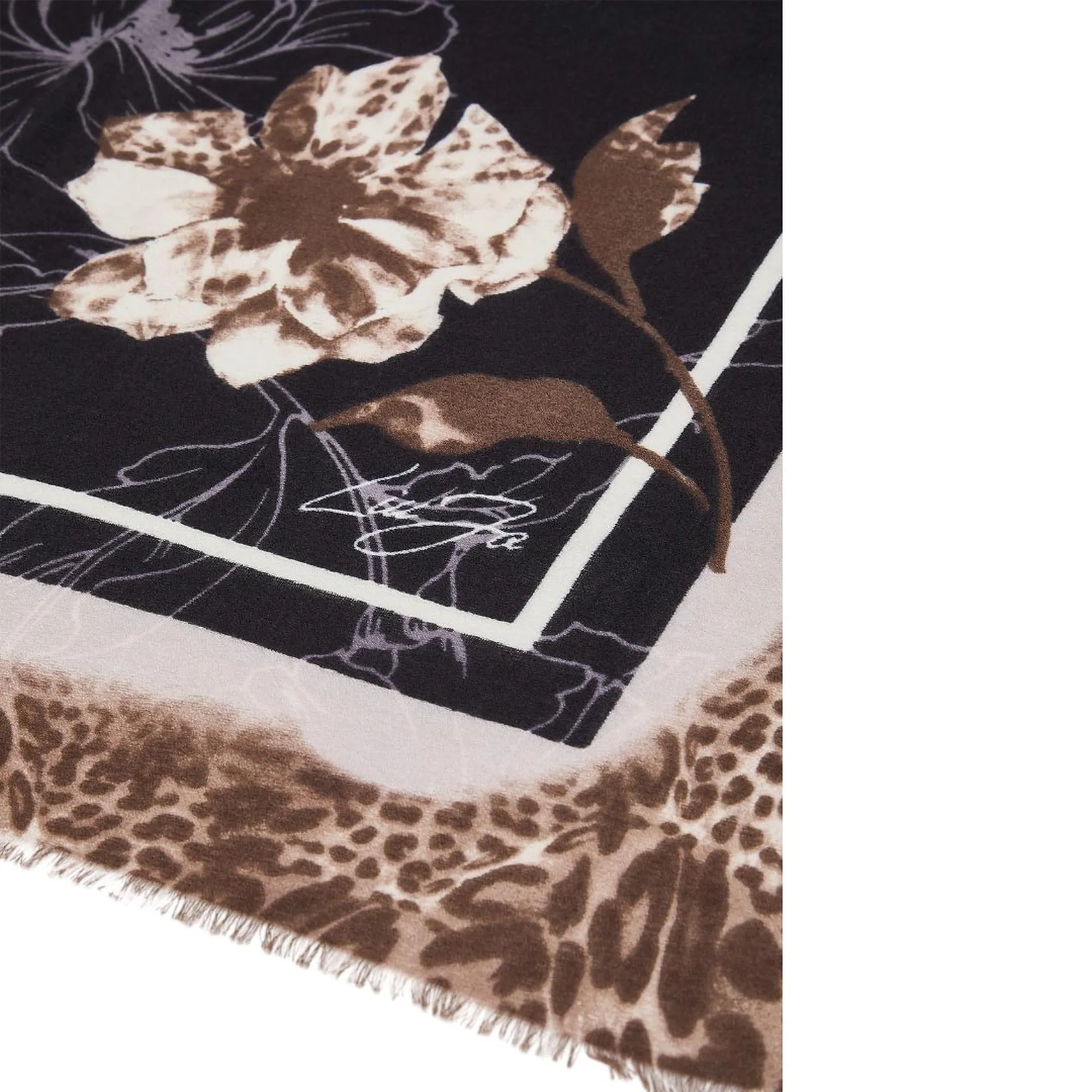 Liujo Accessori Stola Con Fiori Cammello 2F6065T2745 194819
