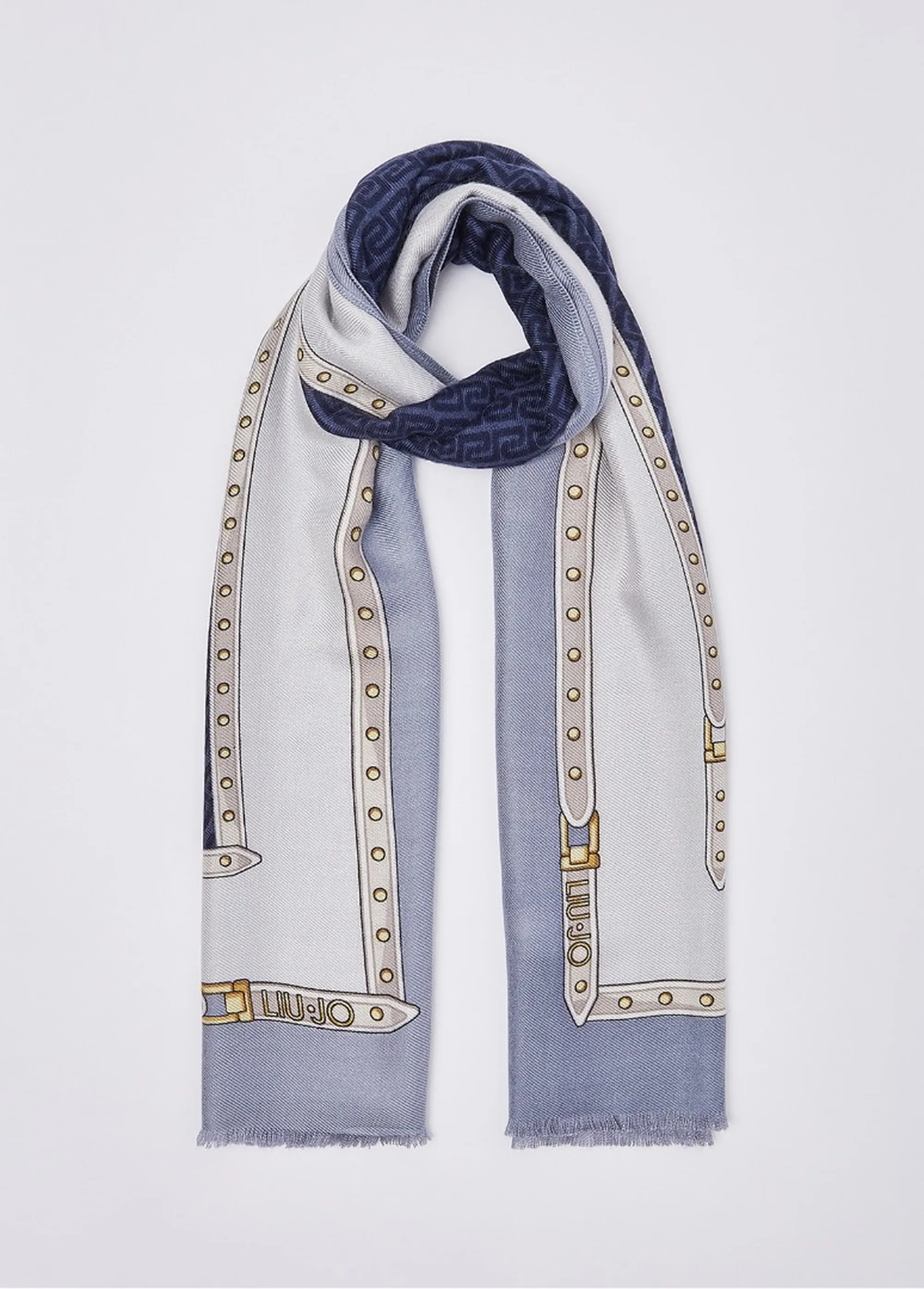 Liujo Accessori B'Stole With Logo' Blu 2F6066T2738 188704