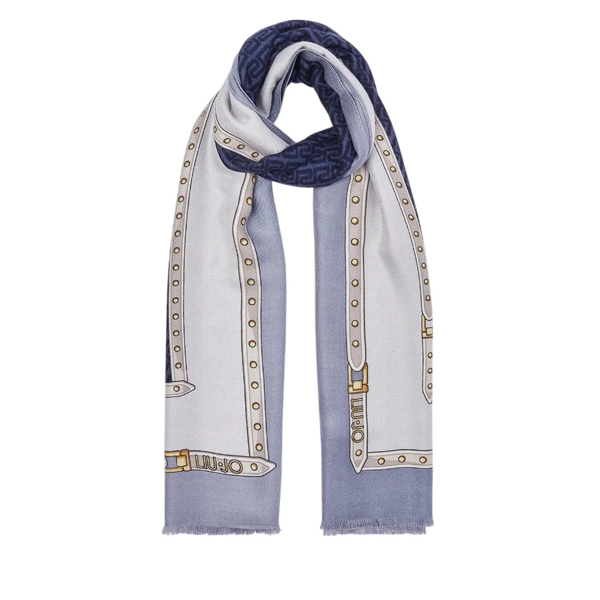 Liujo Accessori Stola Con Logo Blu 2F6066T2738 194793