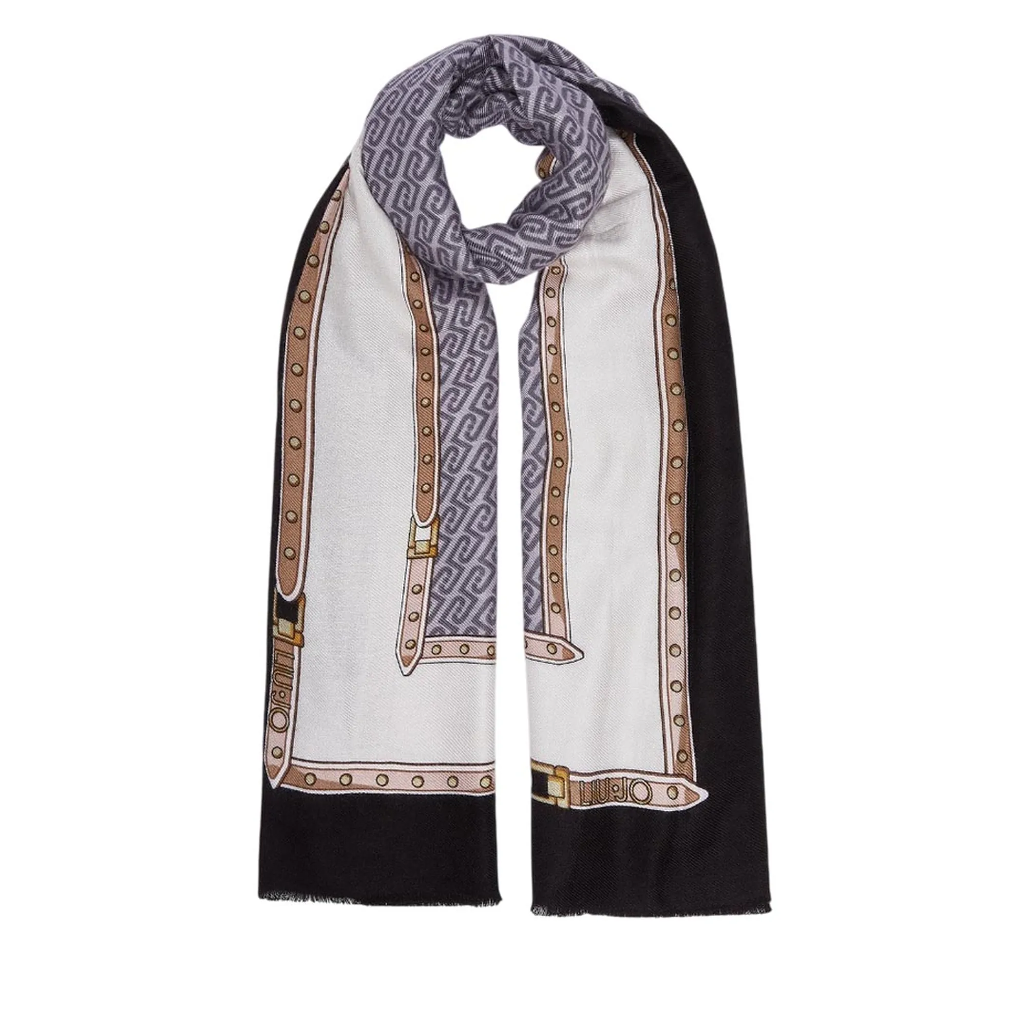 Liujo Accessori Stola Con Logo Nero 2F6066T2738 194796