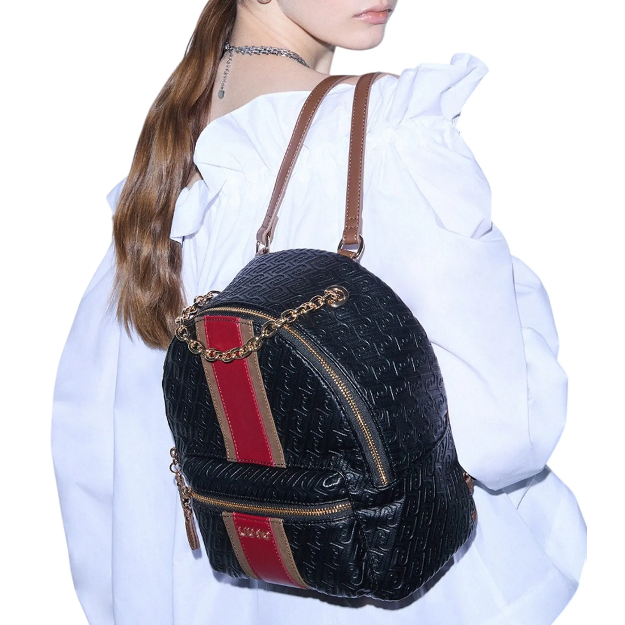 Liujo Accessori Zaino Con Logo Monogram Nero Af6111E1141 185787