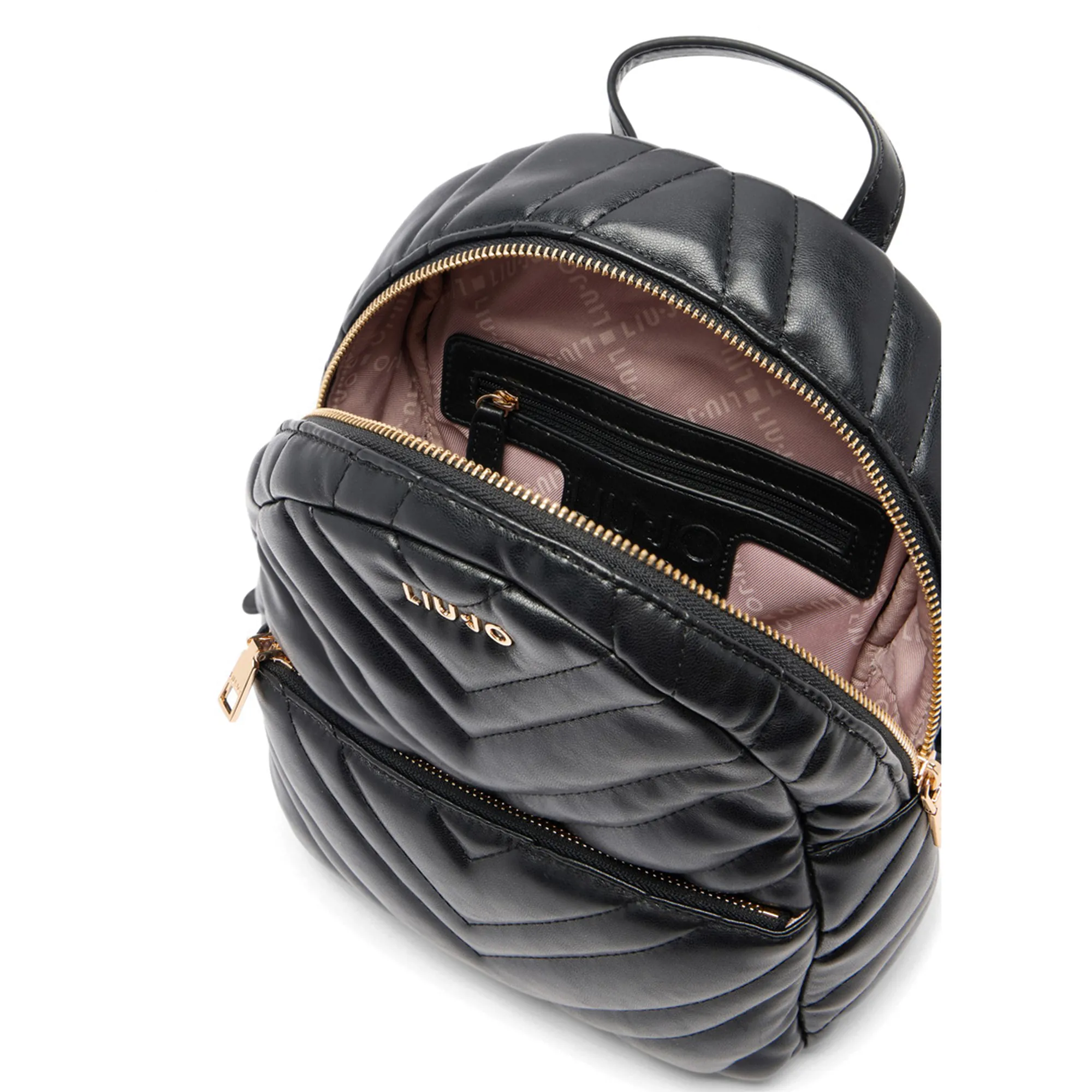 Liujo Accessori B'Liujo Quilted Backpack' Black Af5186E0426 156845