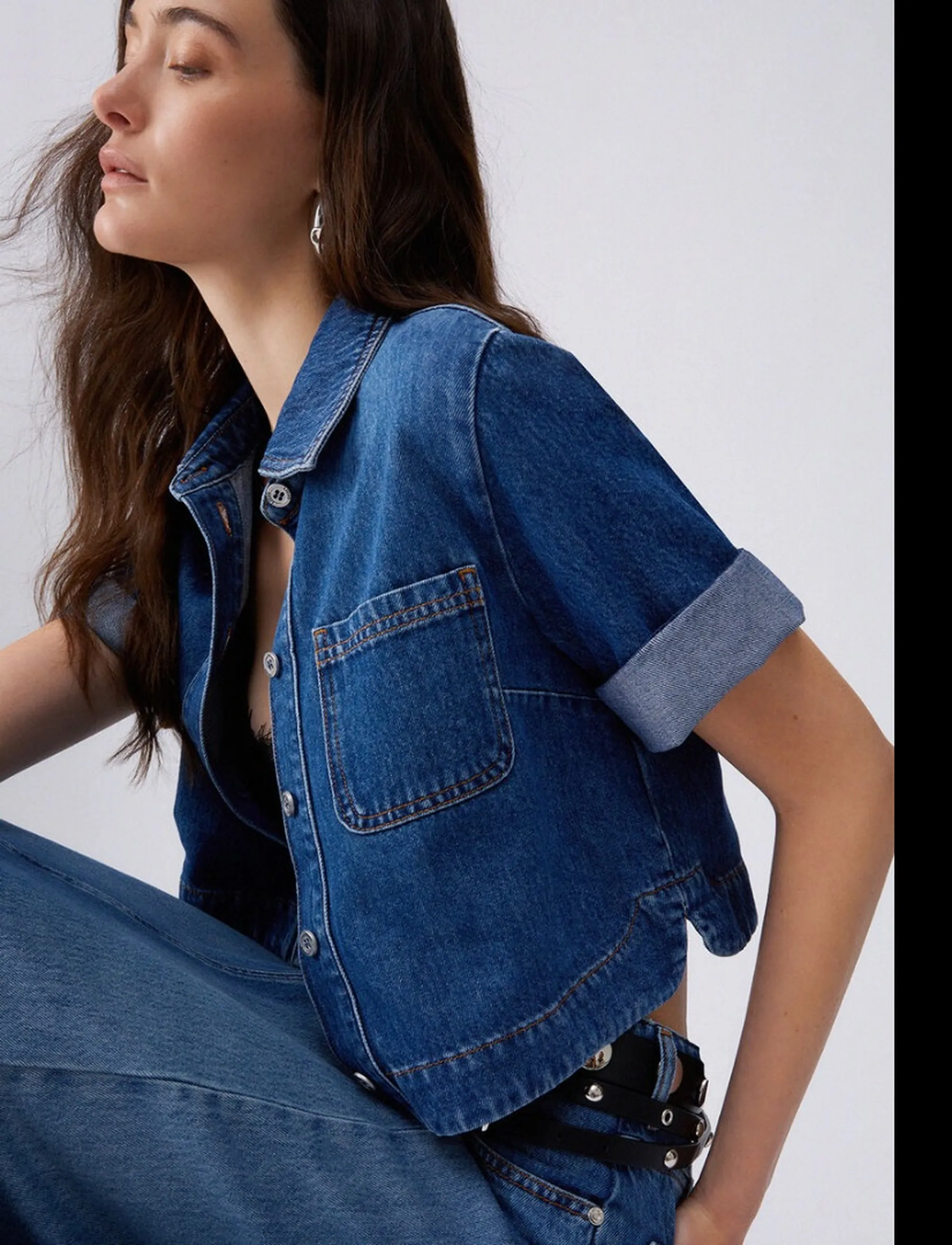 Liujo Denim B'Shirt ' Denim Ua6337D0319 173561