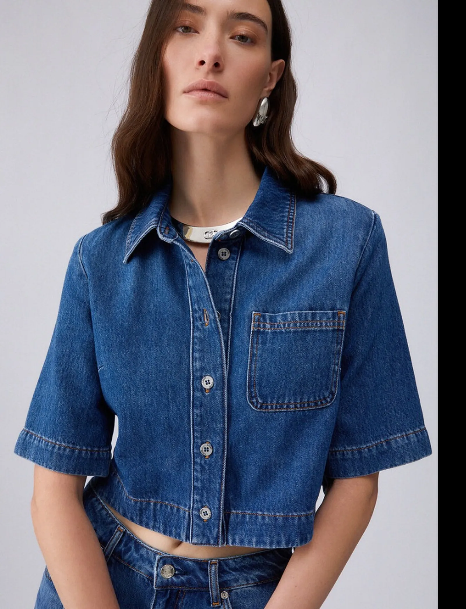 Liujo Denim Camicia Denim Ua6337D0319 173564