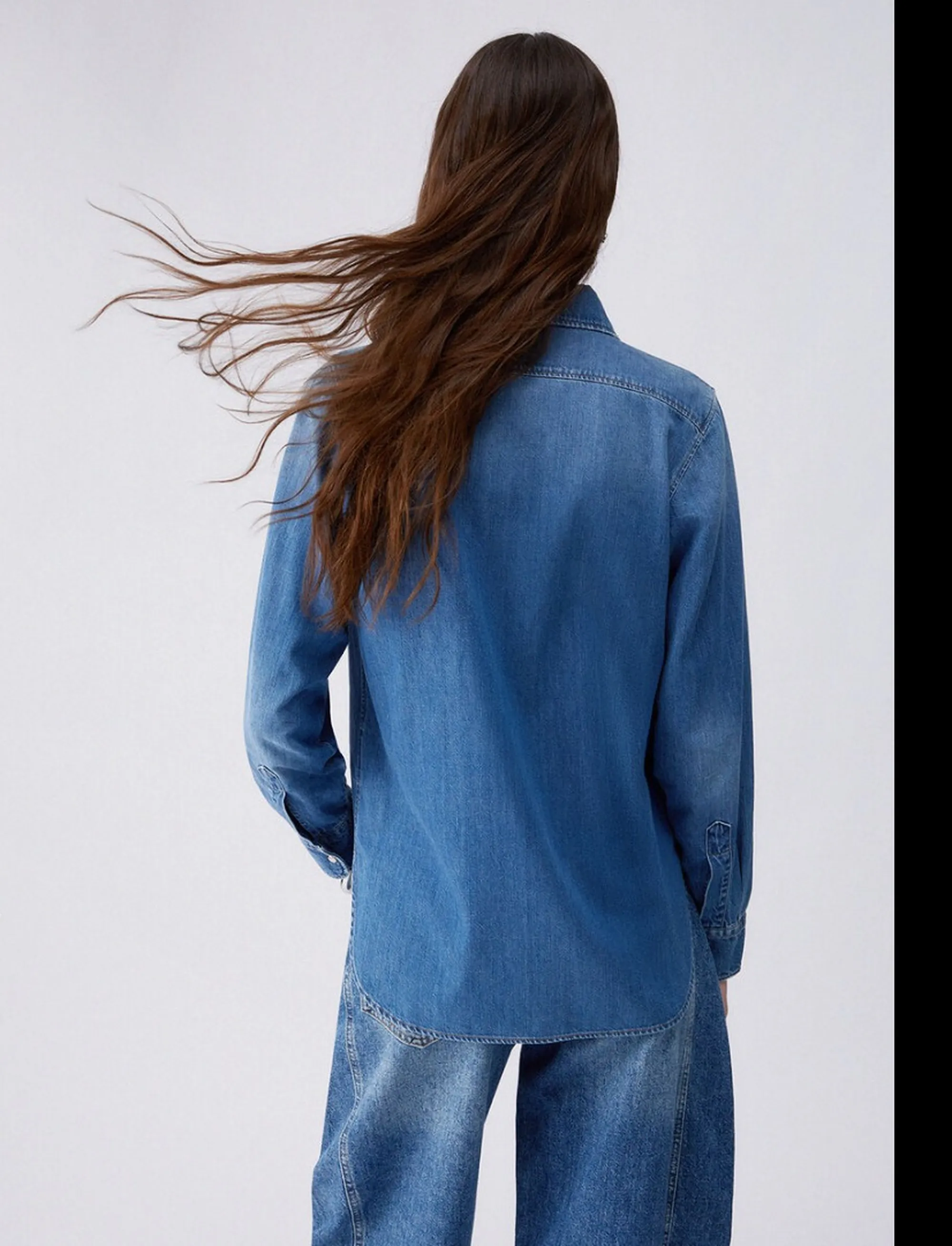 Liujo Denim Camicia Denim Ua6339D4851 174433