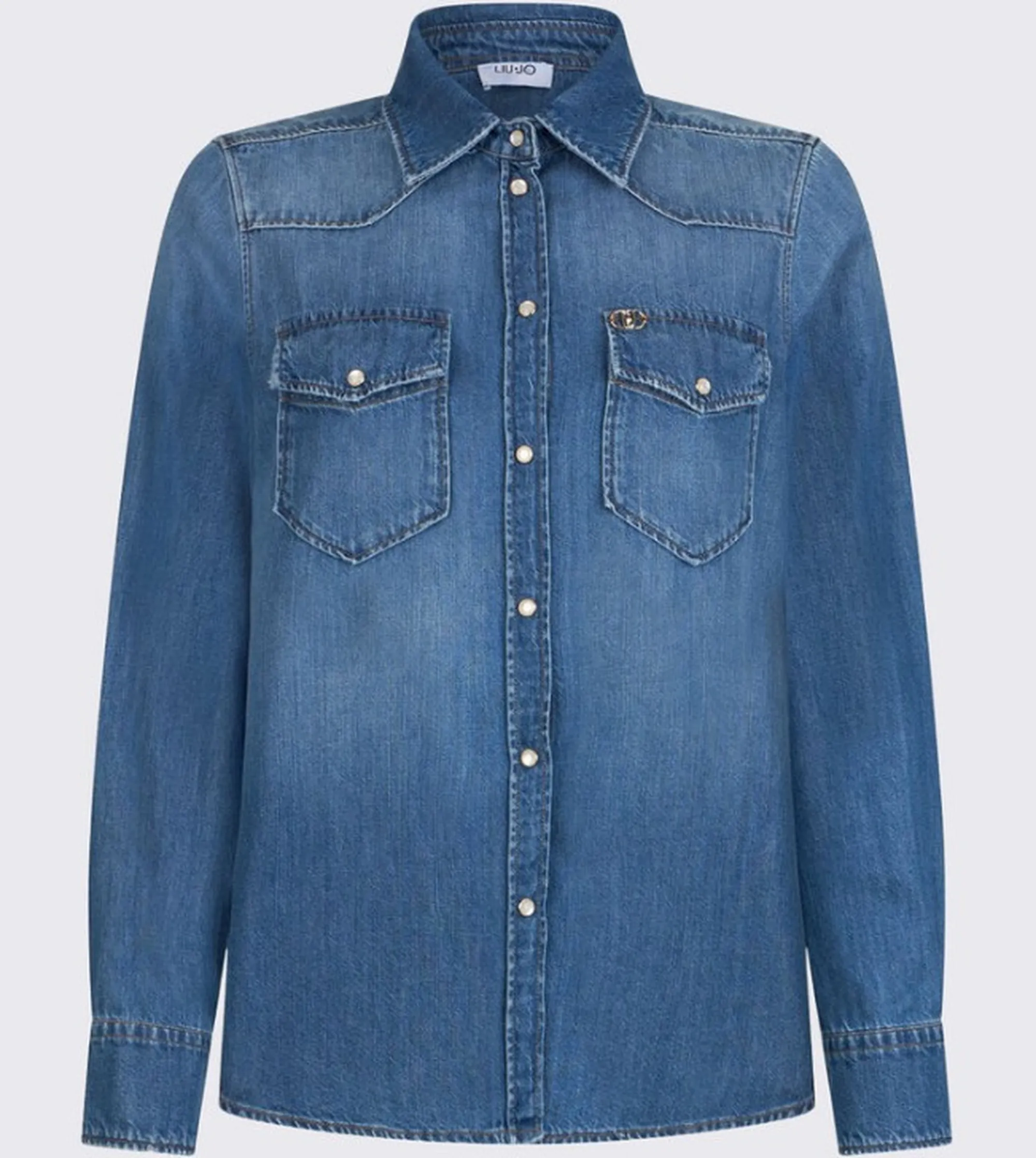 Liujo Denim Camicia Denim Ua6339D4851 174435