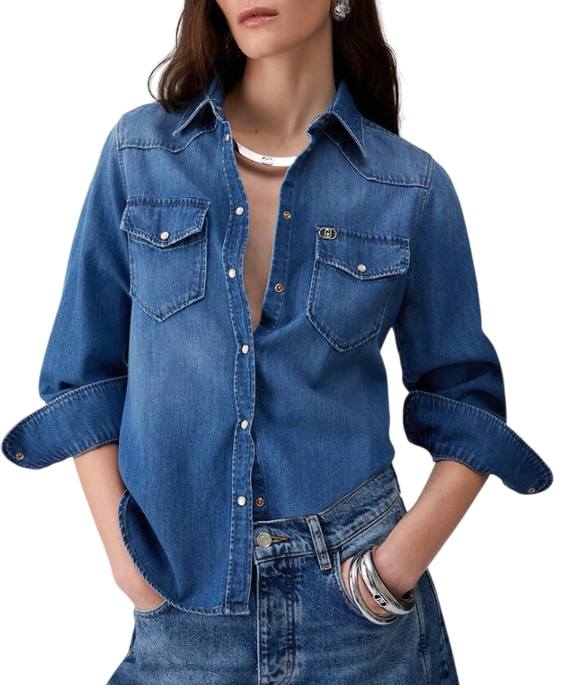 Liujo Denim B'Shirt ' Denim Ua6339D4851 177704