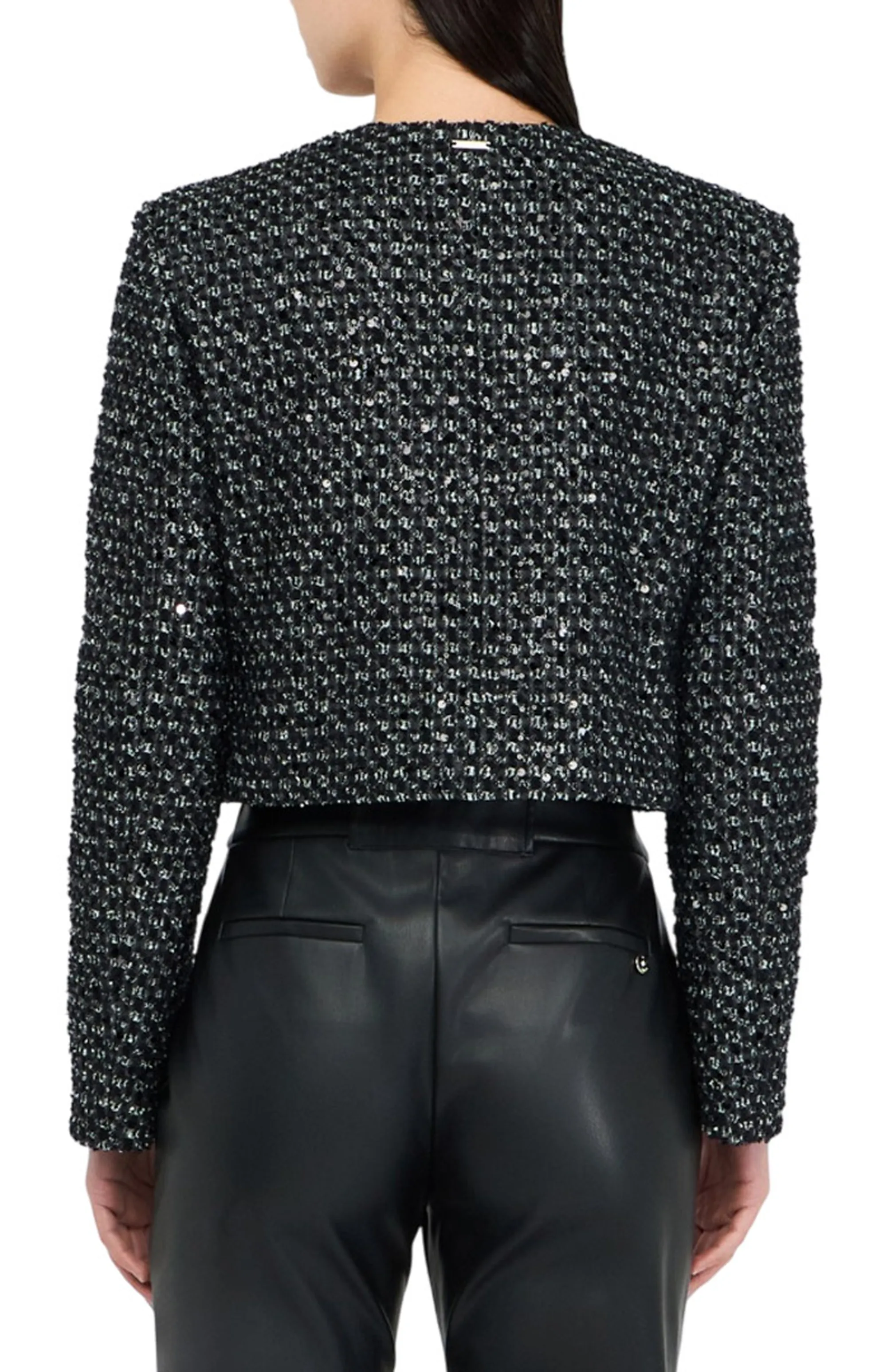 Liujo Denim B'Boucle Jacket' Black Uf5142D0267 156507
