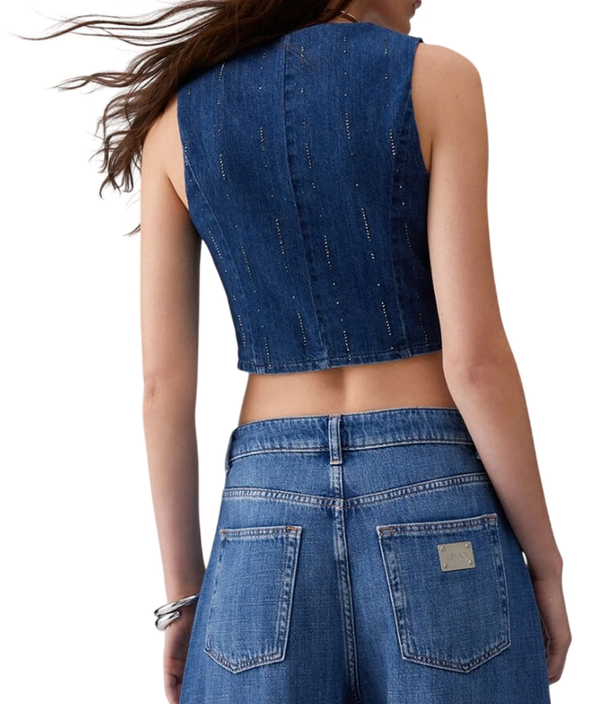 Liujo Denim B'Gilet ' Denim Ua6188D0315 180987