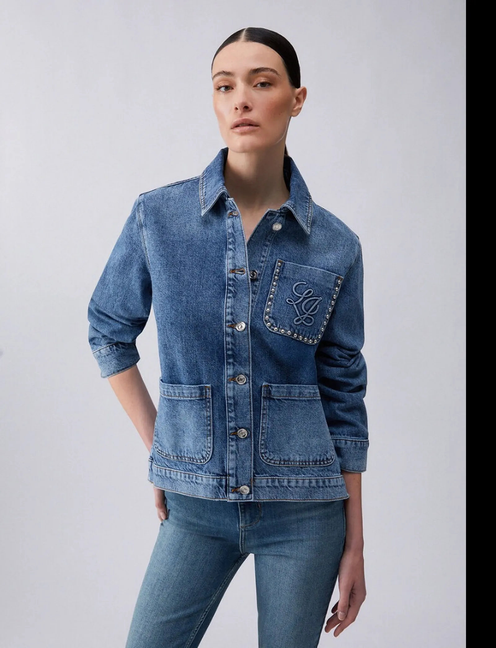 Liujo Denim Giubbino Denim Ua6125D4854 174463