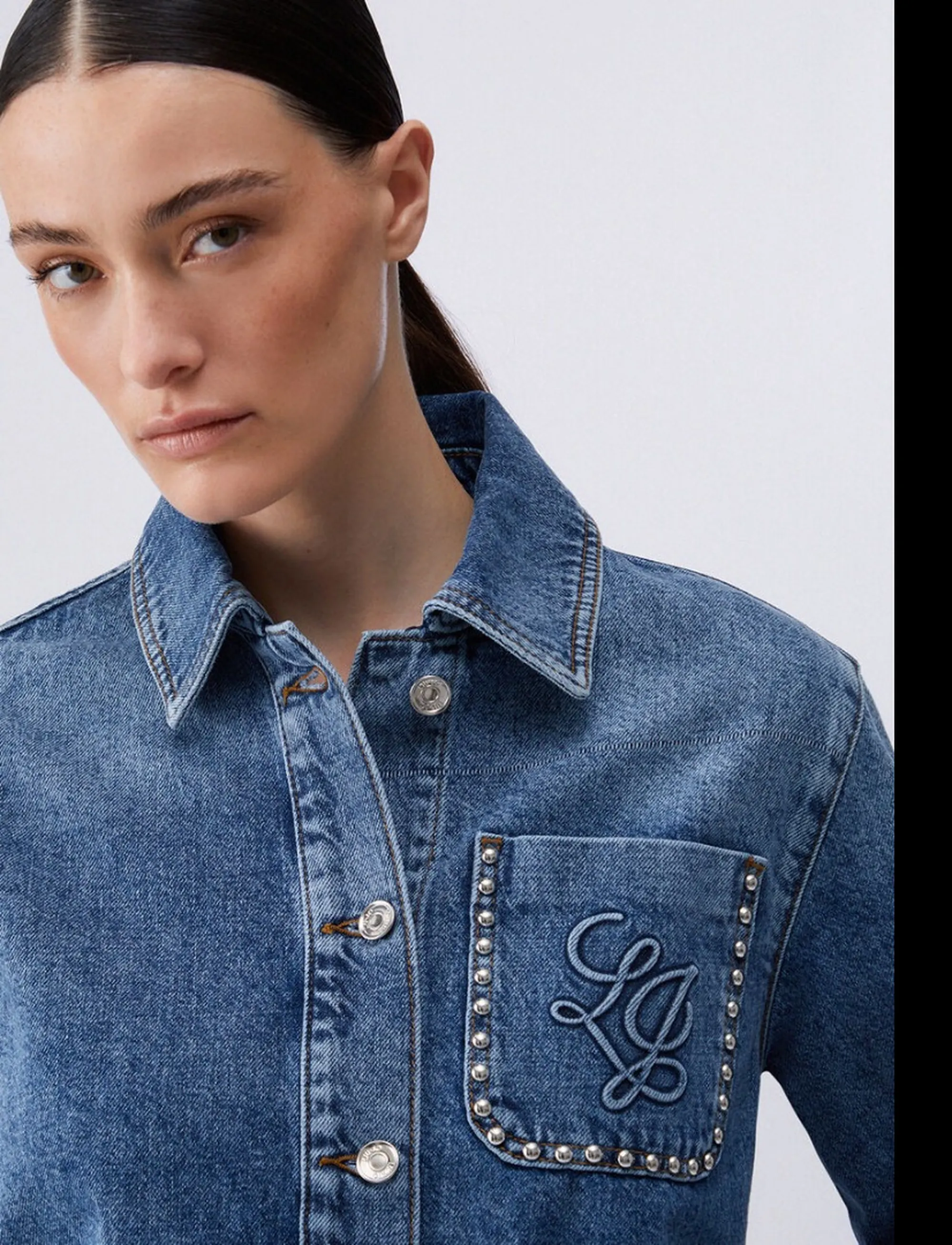 Liujo Denim Giubbino Denim Ua6125D4854 174464