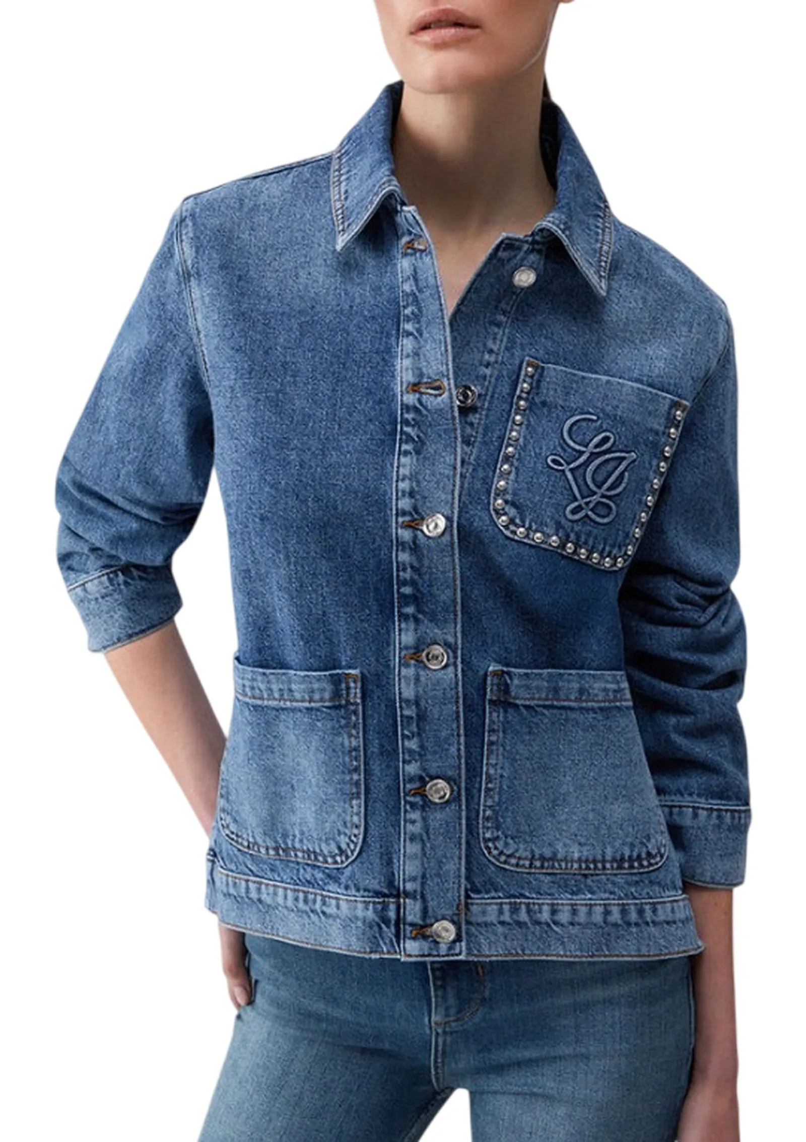 Liujo Denim Giubbino Denim Ua6125D4854 177730