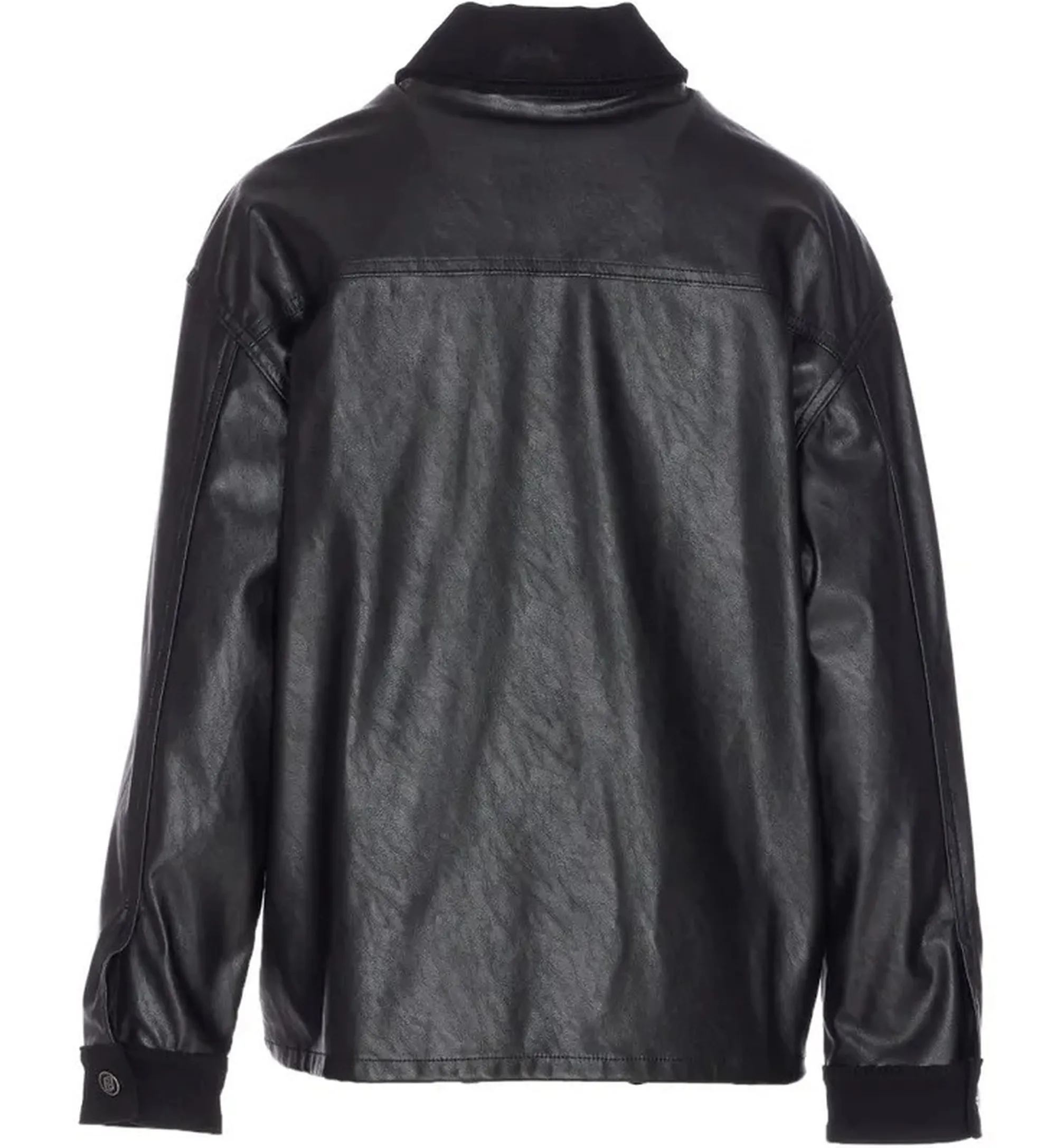 Liujo Denim B'Eco Leather Jacket' Black Uf5089E0747 159028