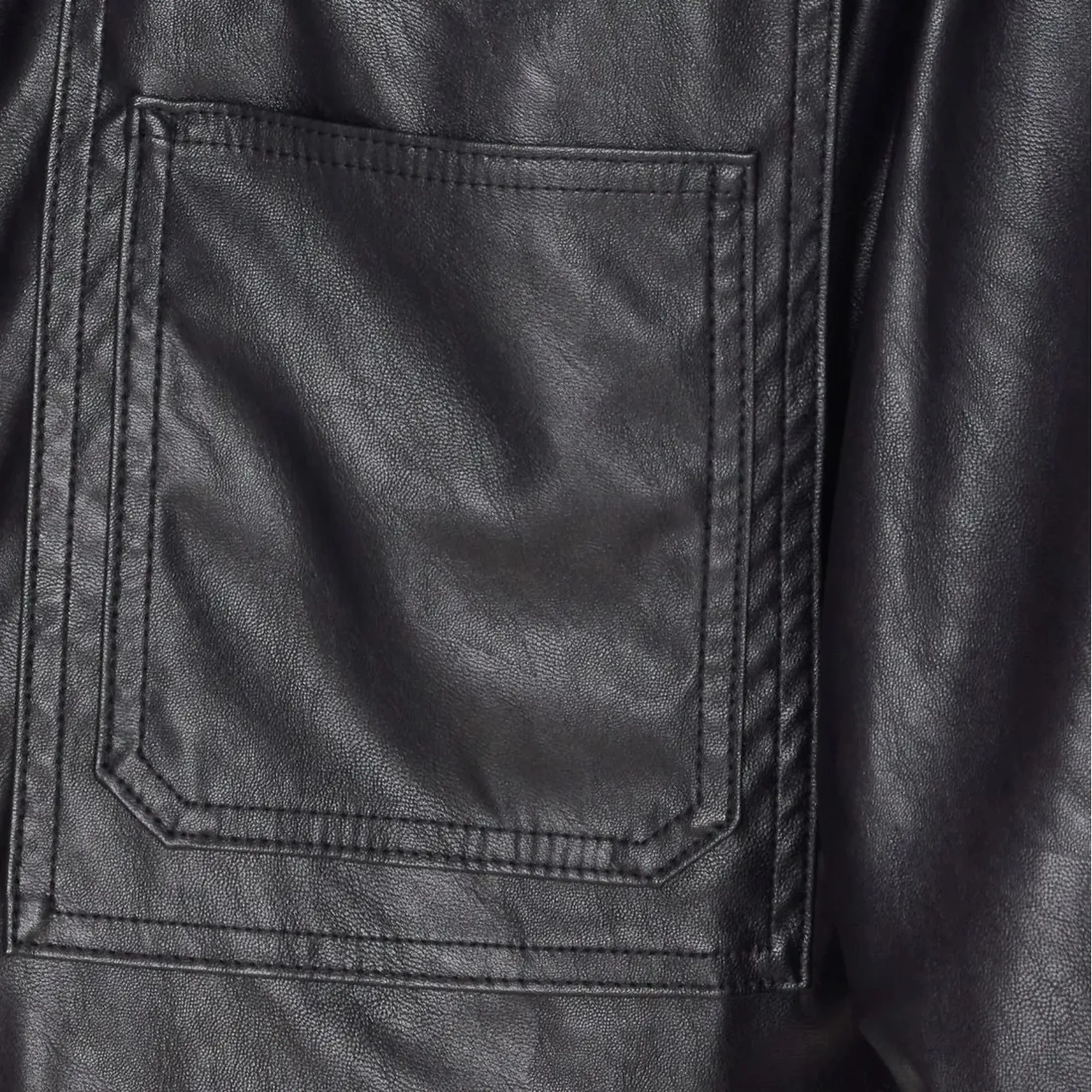 Liujo Denim B'Eco Leather Jacket' Black Uf5089E0747 159031