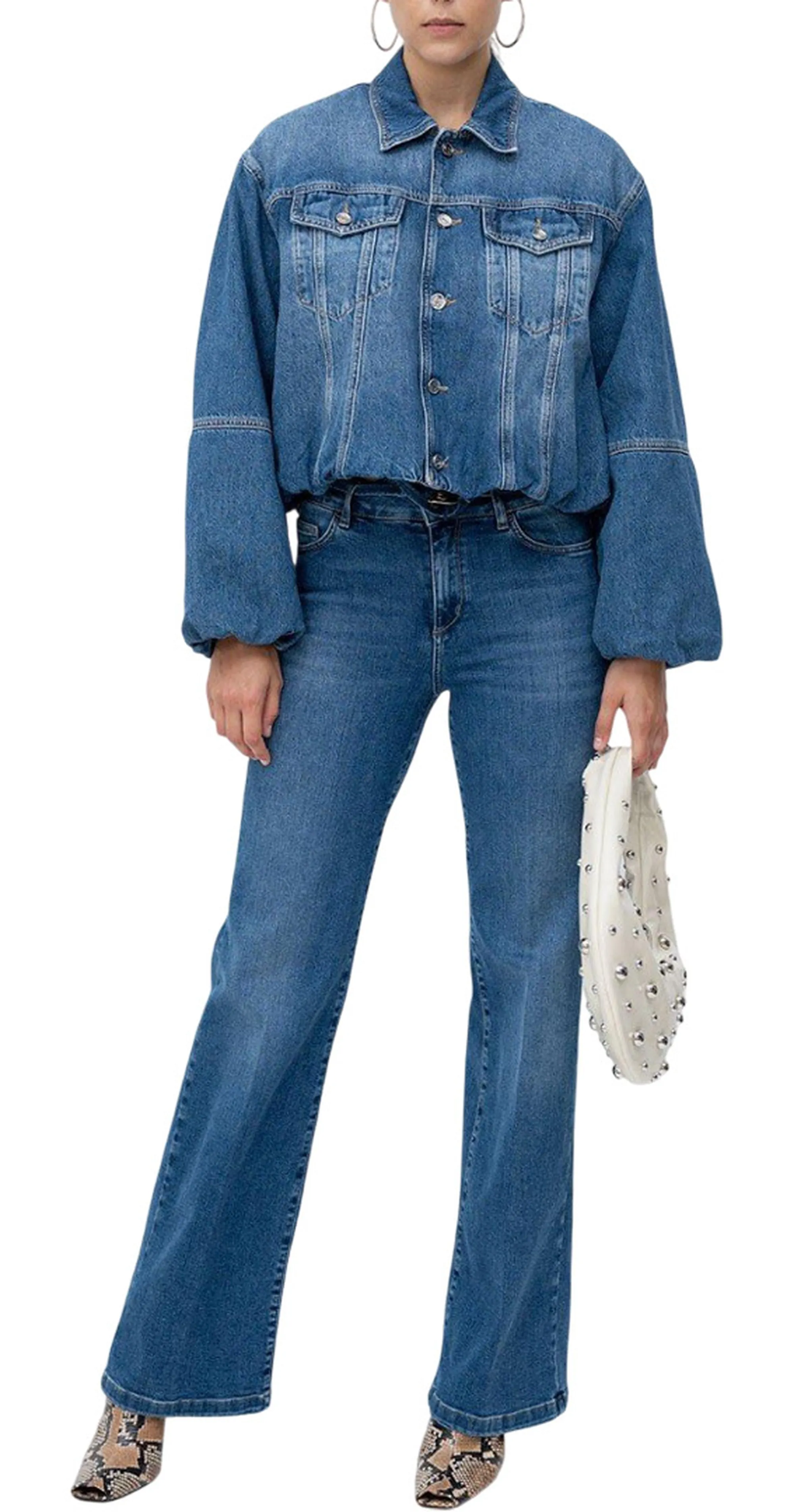 Liujo Denim B'Liujo Denim Jacket' Denim Uf5221D0287 156403
