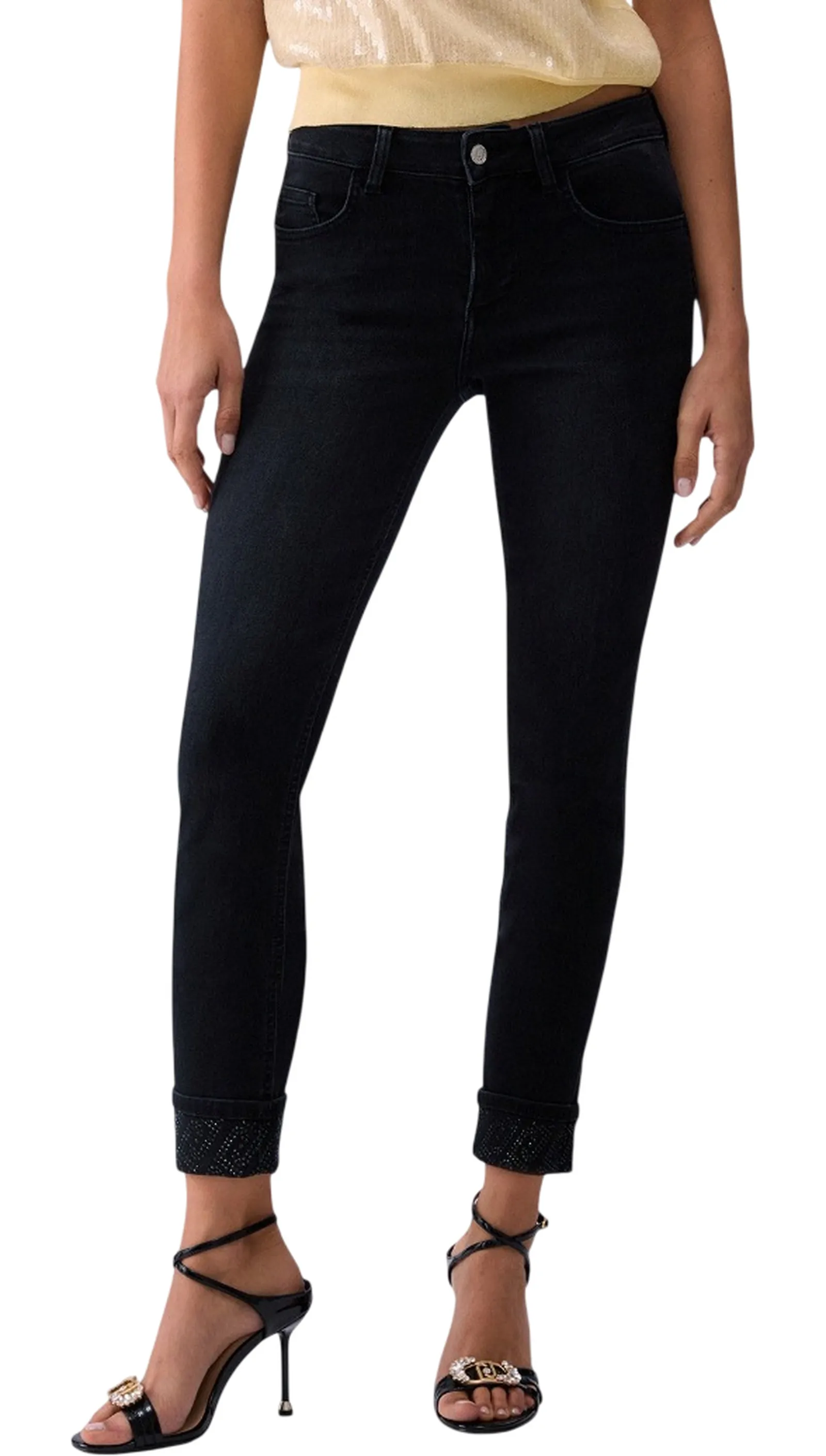 Liujo Denim Jeans Nero Ua6006D0305 183390