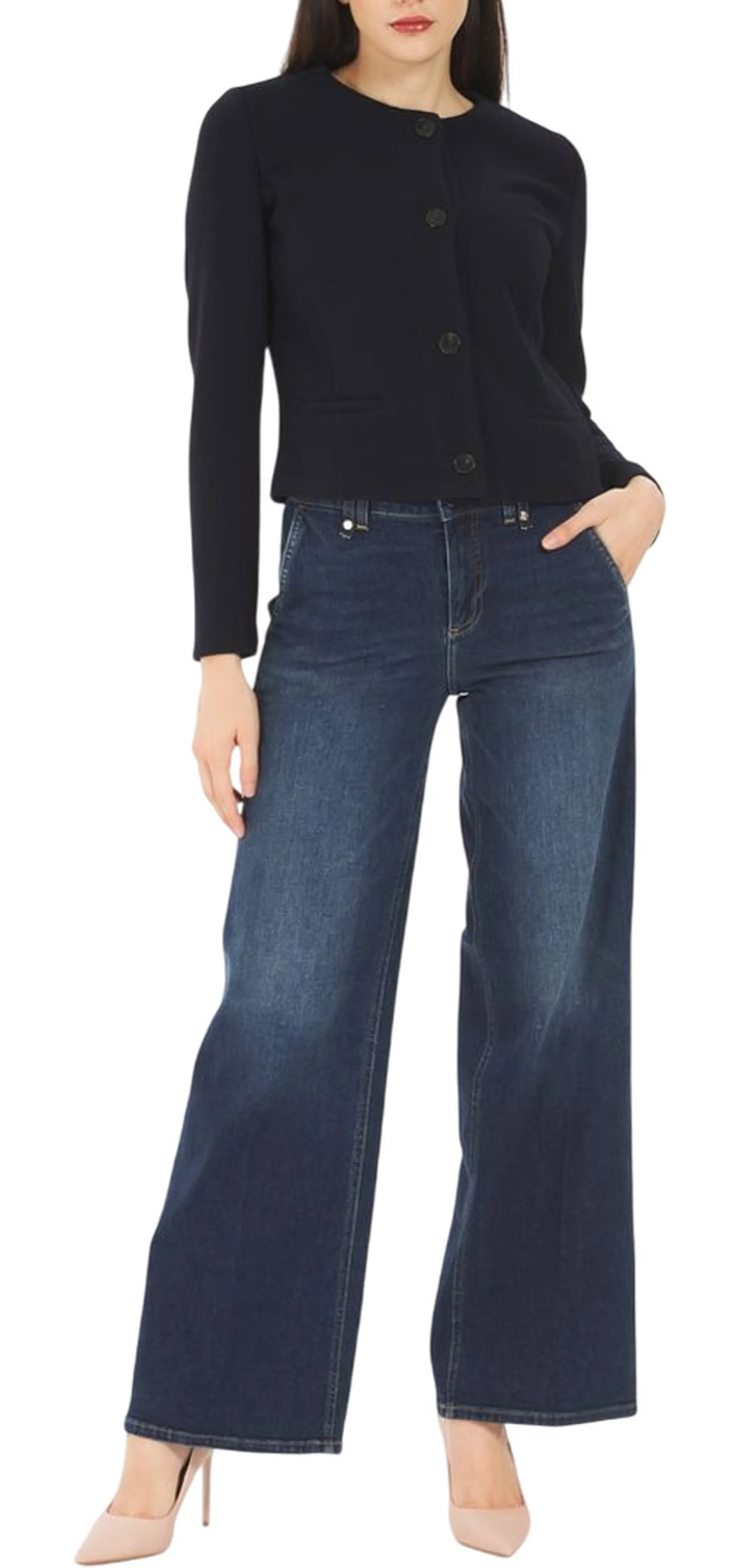 Liujo Denim B'High Waist Jeans' Denim Uf5128D0269 156535