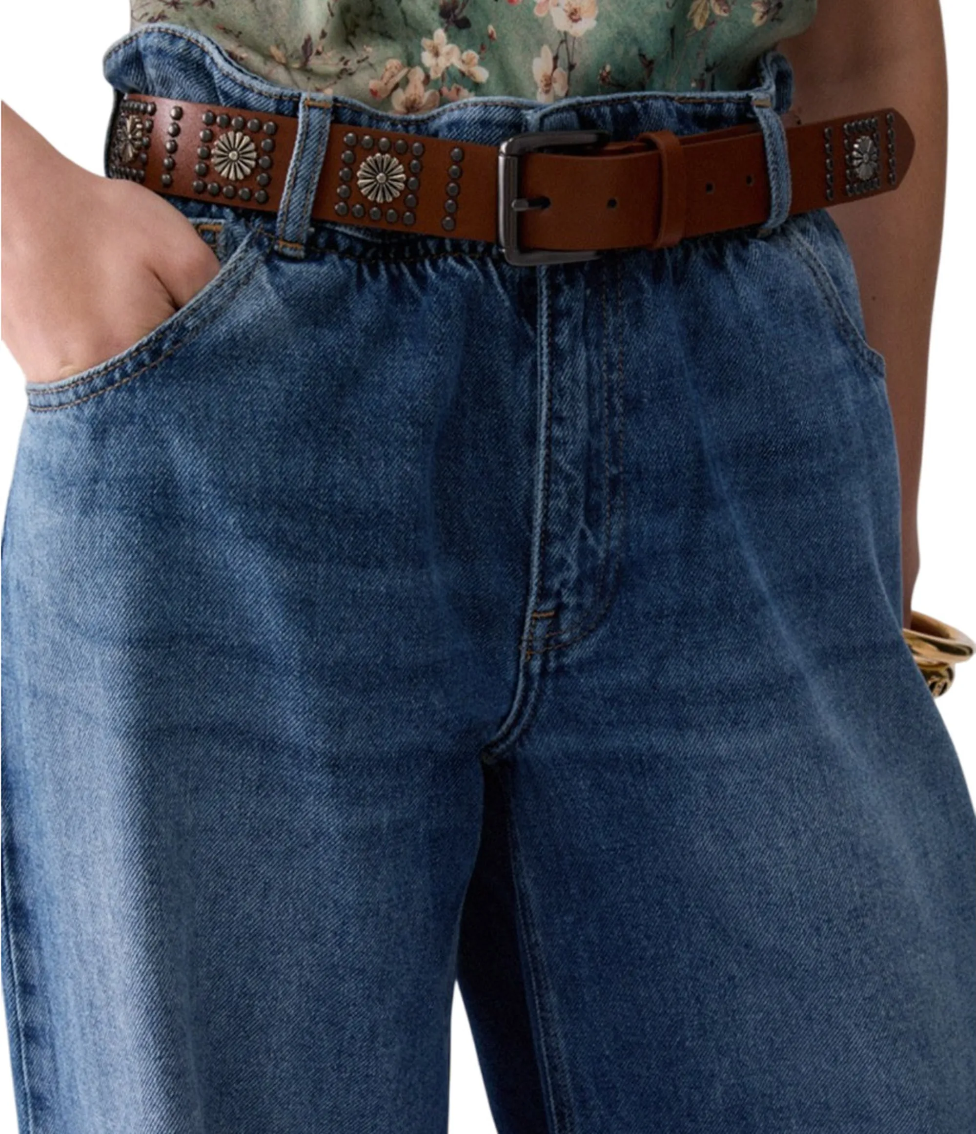 Liujo Denim B'Liujo Flare Waist Jeans' Denim Uf6186D0370 185696