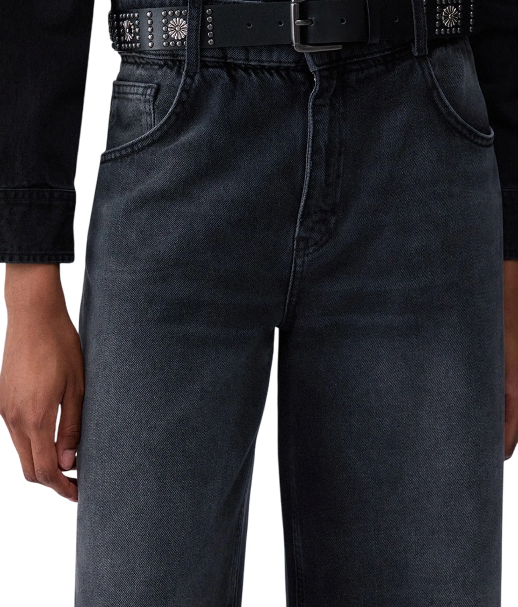 Liujo Denim B'Liujo Flare Waist Jeans' Black Denim Uf6186D0370 185692