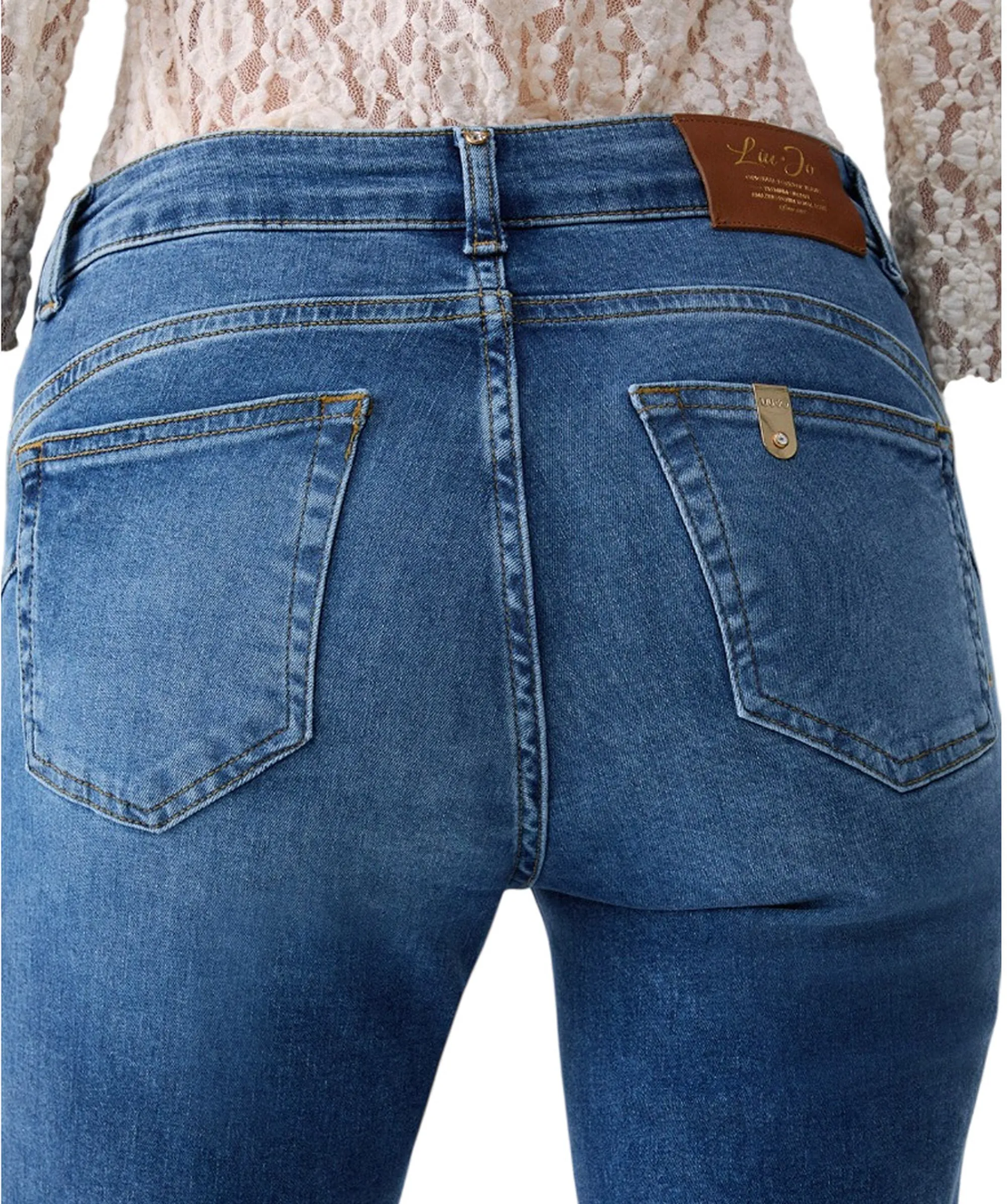 Liujo Denim Jeans Skinny Amazing Fit Denim Chiaro Uf6002D0357 185667