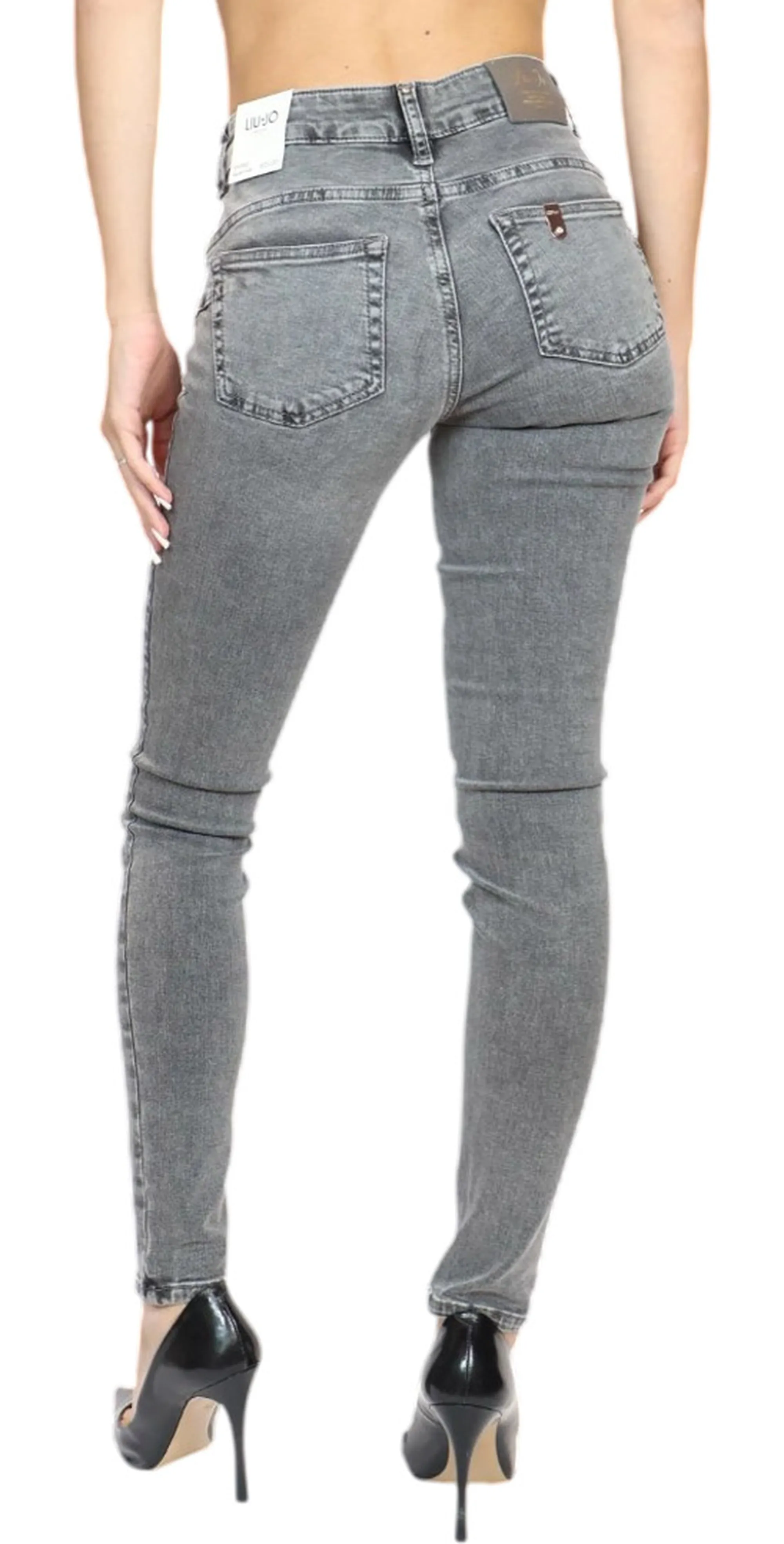 Liujo Denim B'Jeans Skinny Amazing Fit' Gray Denim Uf6002D0357 195241