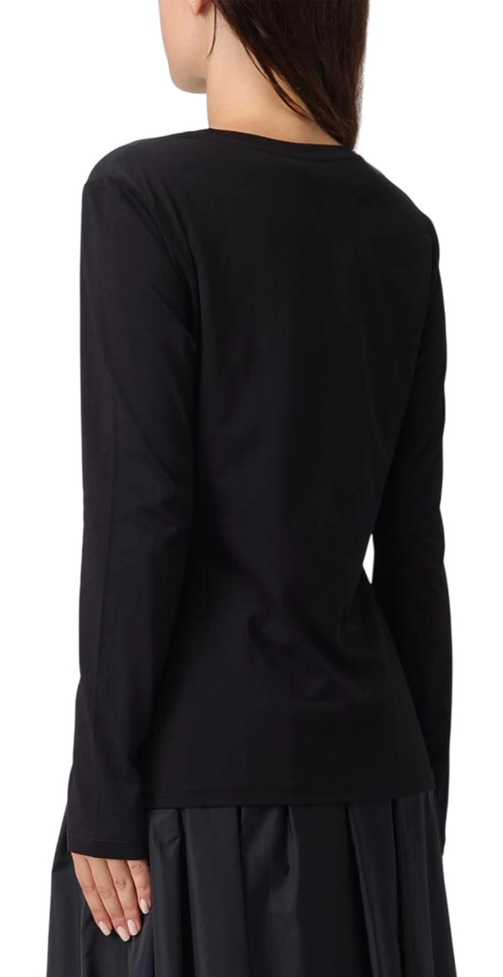 Liujo Denim B'Heart T-Shirt' Black Uf5282Js923 160860