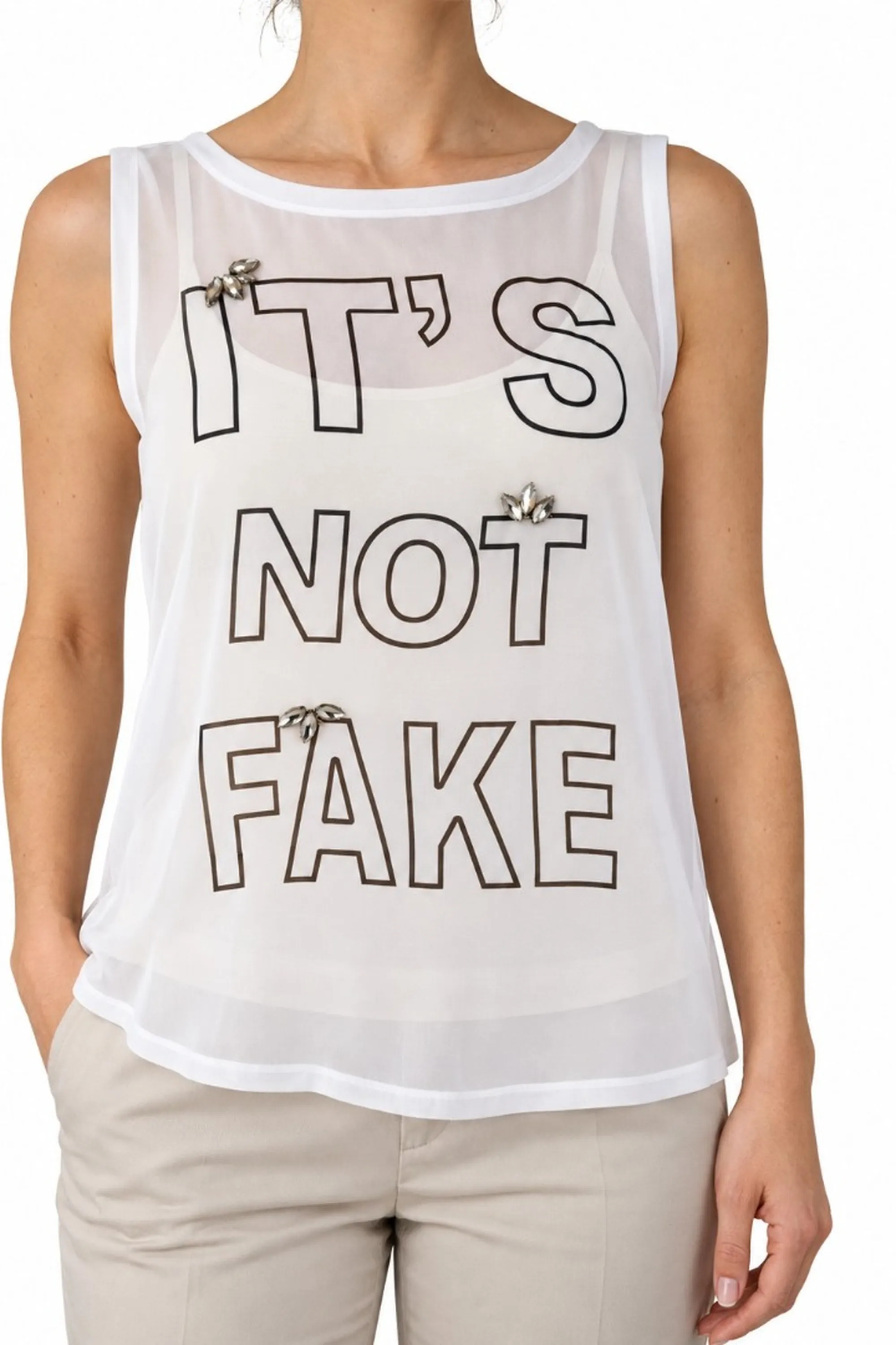 Liujo Fashion T-Shirt M/M Bianco F14141J7120 198385