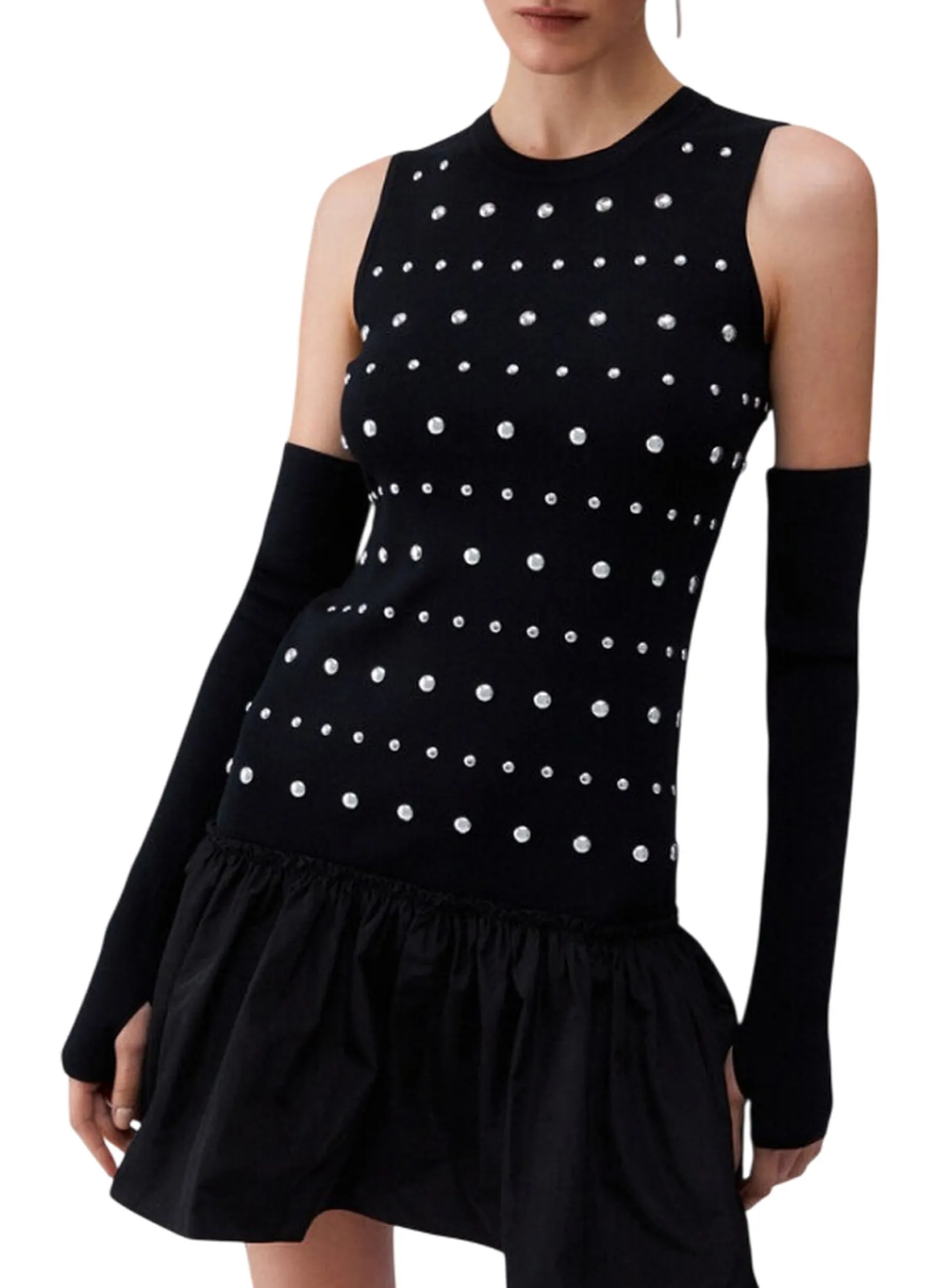 Liujo Jeans Abito Nero Wa6094Ms55N 177696