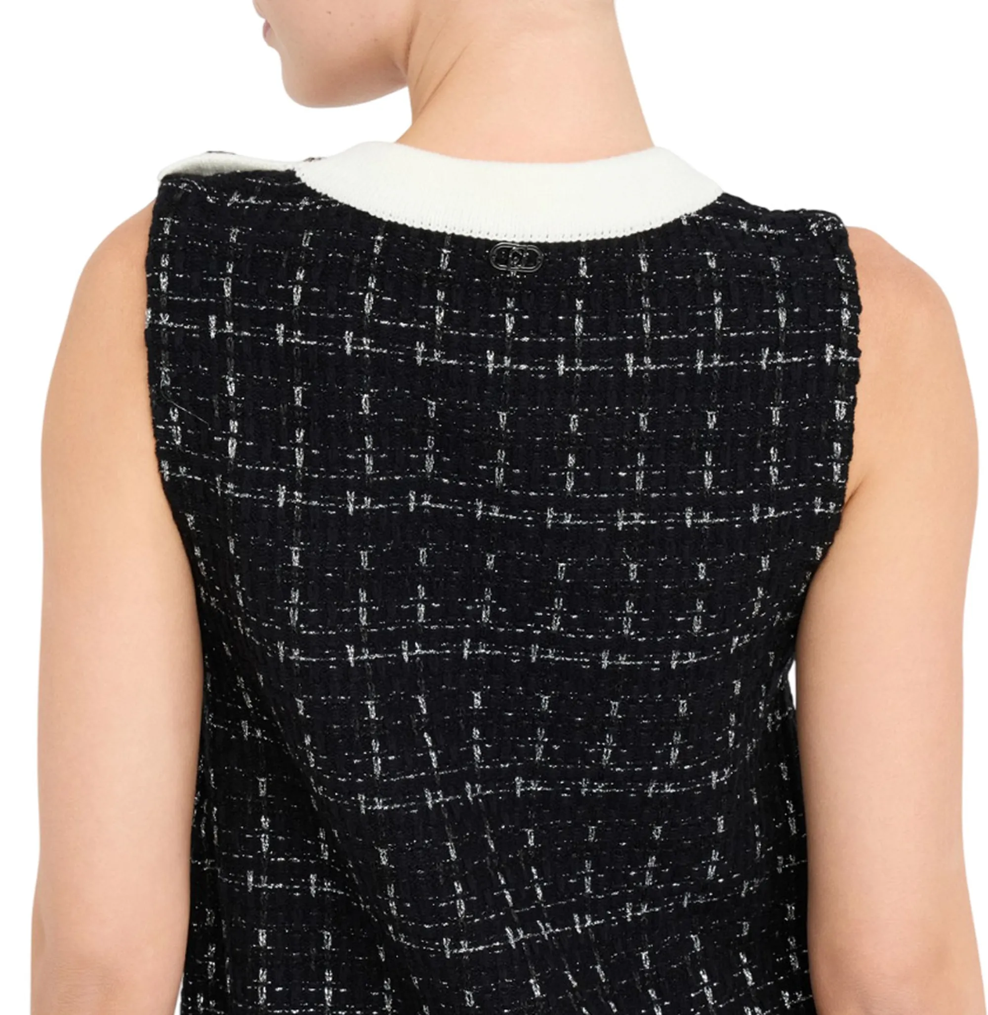 Liujo Jeans B'Short Wool Blend Dress' Black Mf5057Ma25R 156746