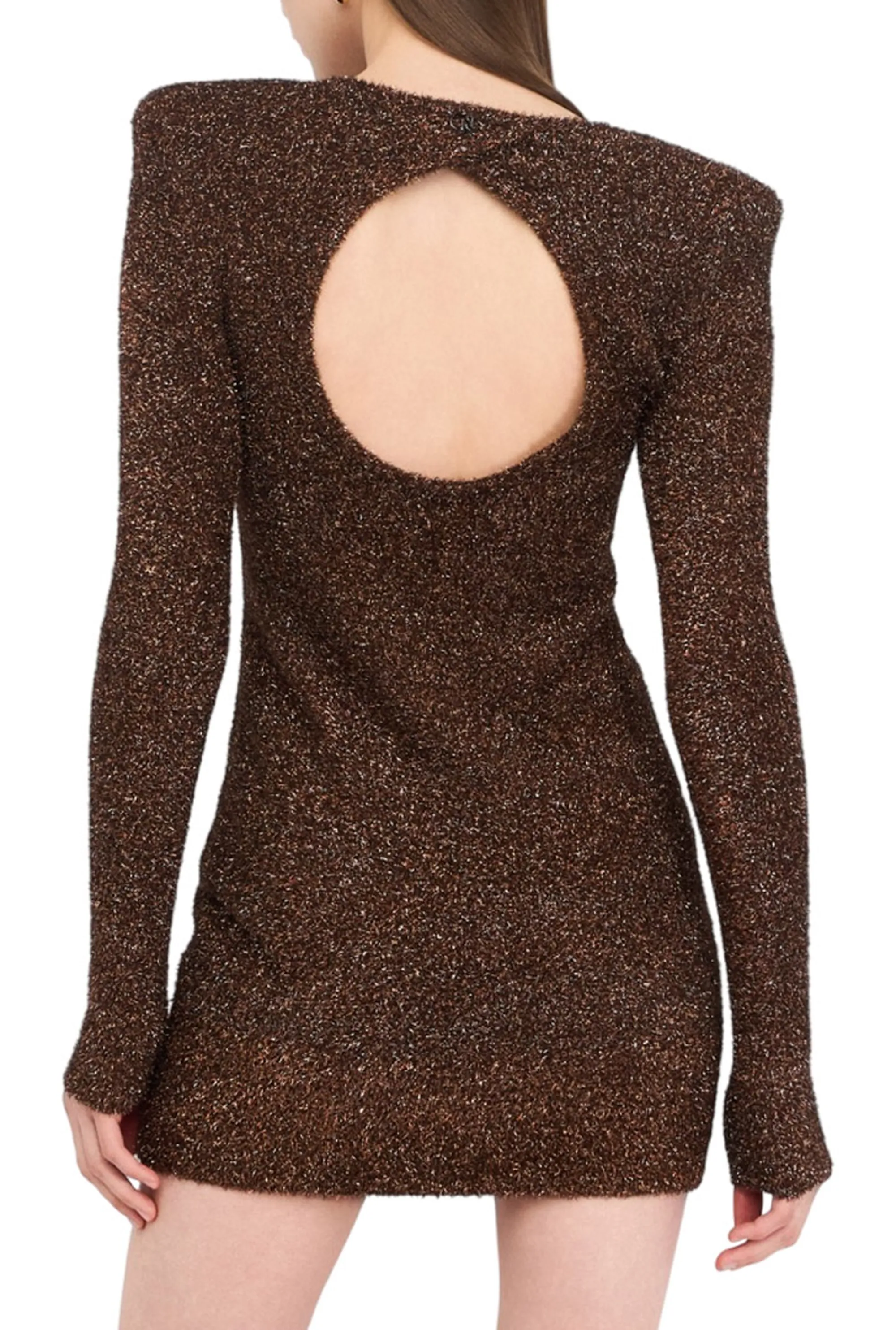 Liujo Jeans B'Knit Dress With Padded Shoulder Straps' Rust Mf5236Ma10R 156670