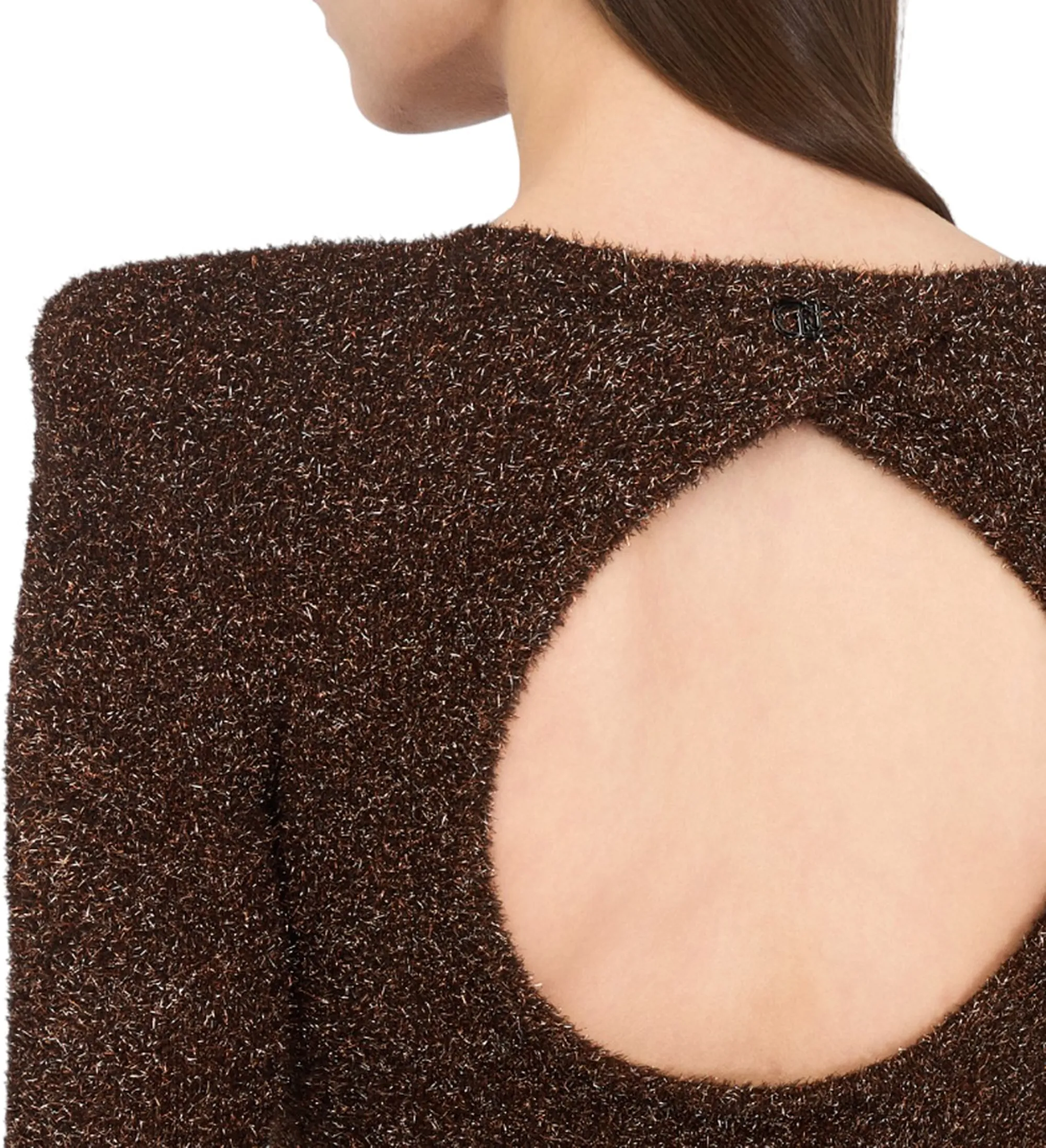 Liujo Jeans B'Knit Dress With Padded Shoulder Straps' Rust Mf5236Ma10R 156673