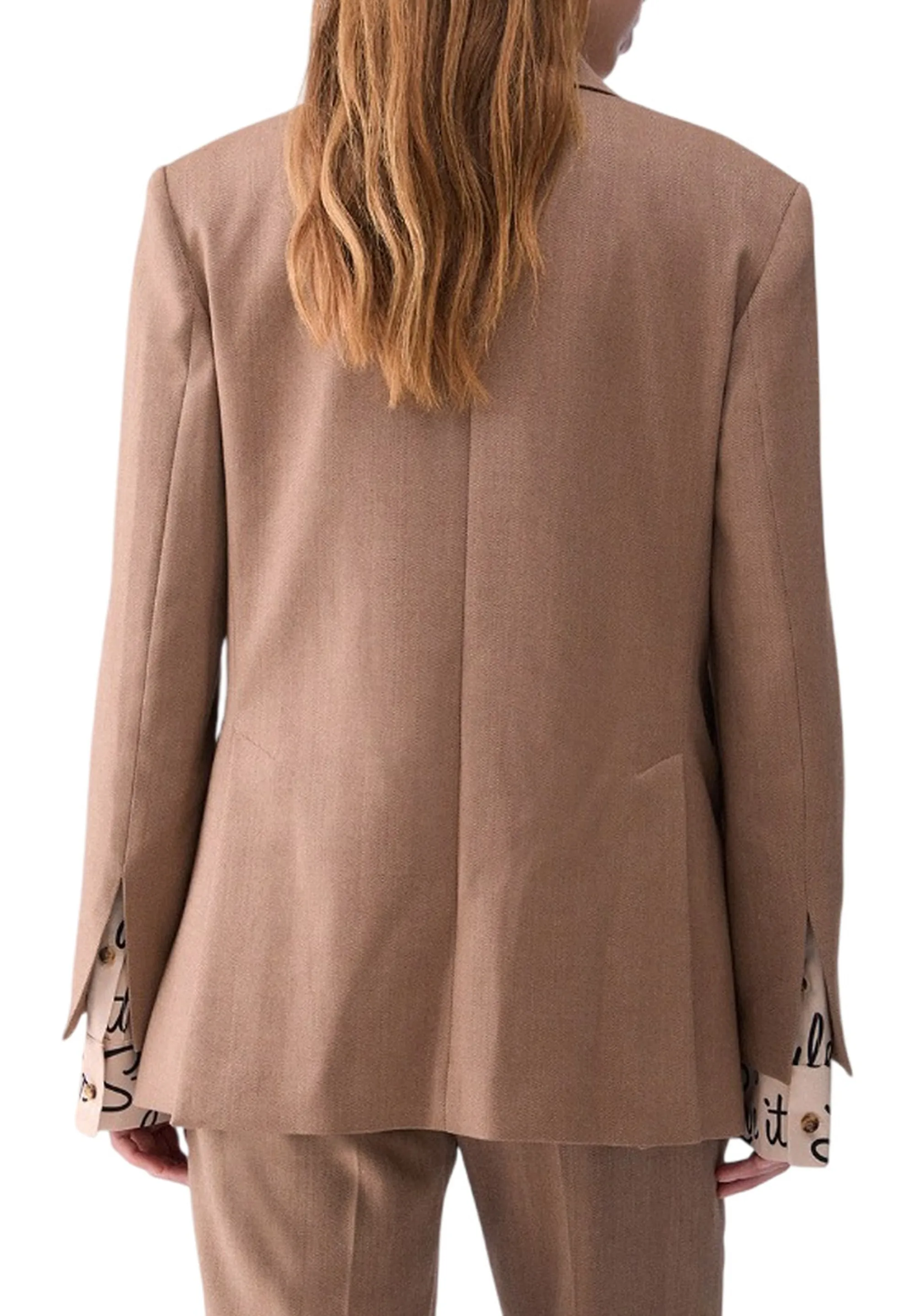 Liujo Jeans Blazer In Tessuto Resca Liujo Cammello Wf6211T732A 186046