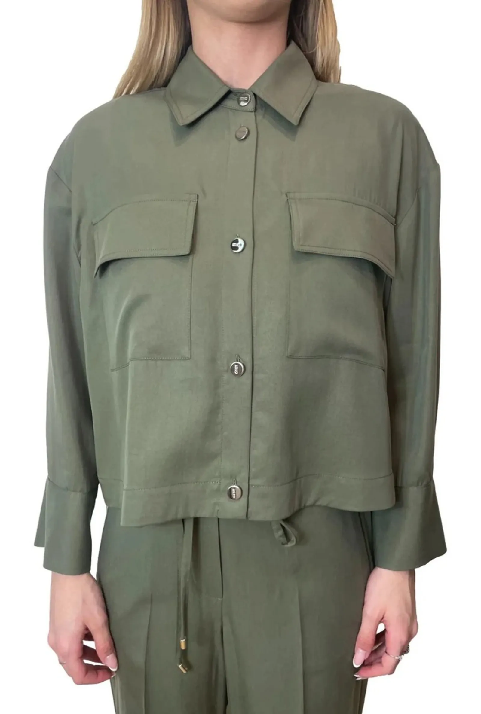 Liujo Jeans Camicia Oliva Wa6265T414A 173489