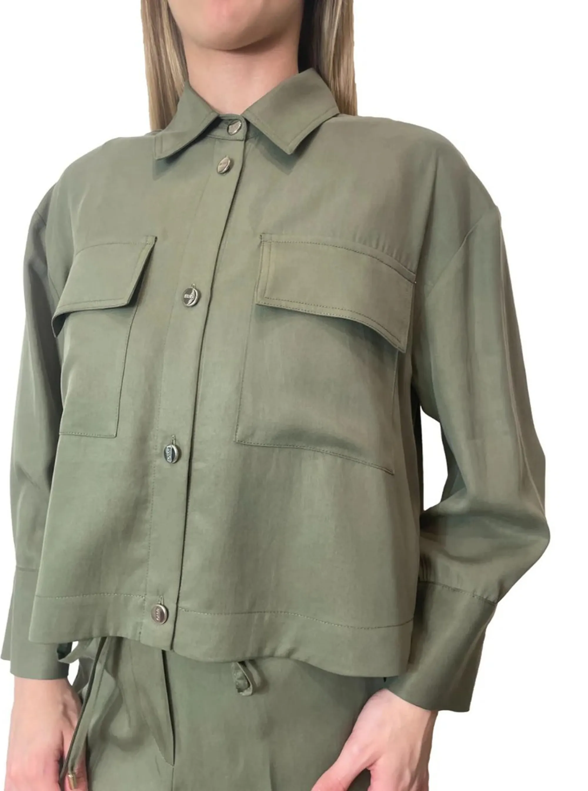 Liujo Jeans Camicia Oliva Wa6265T414A 173493