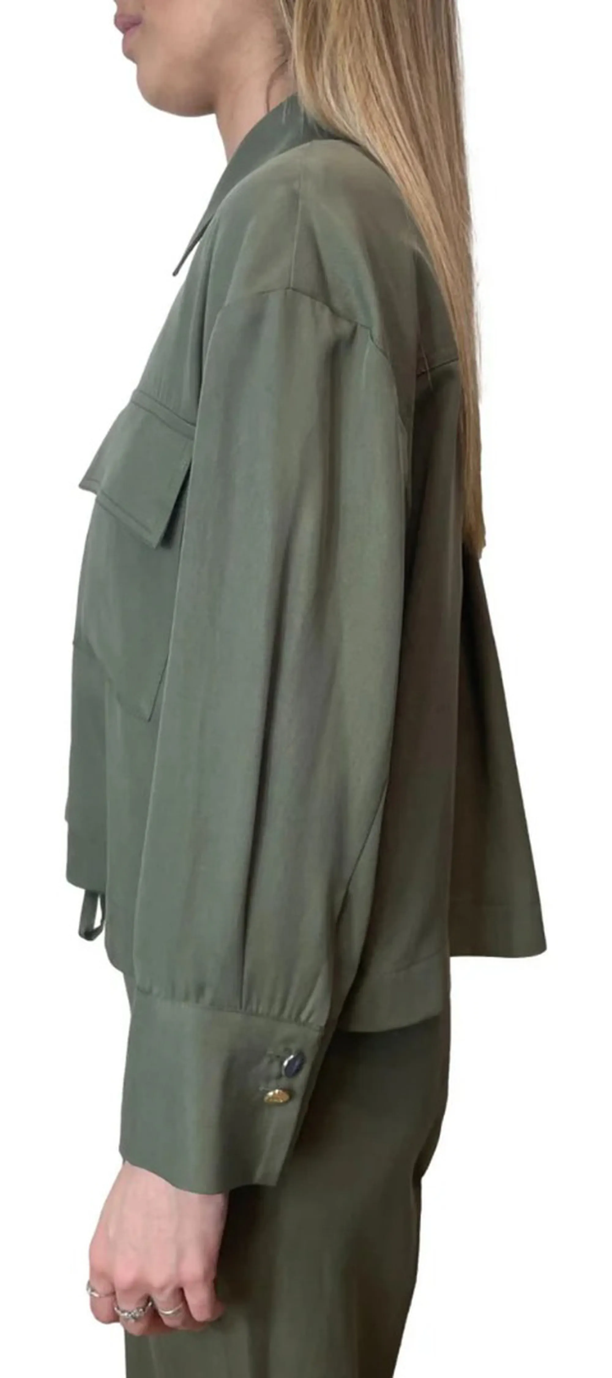 Liujo Jeans B'Shirt ' Olive Wa6265T414A 176059