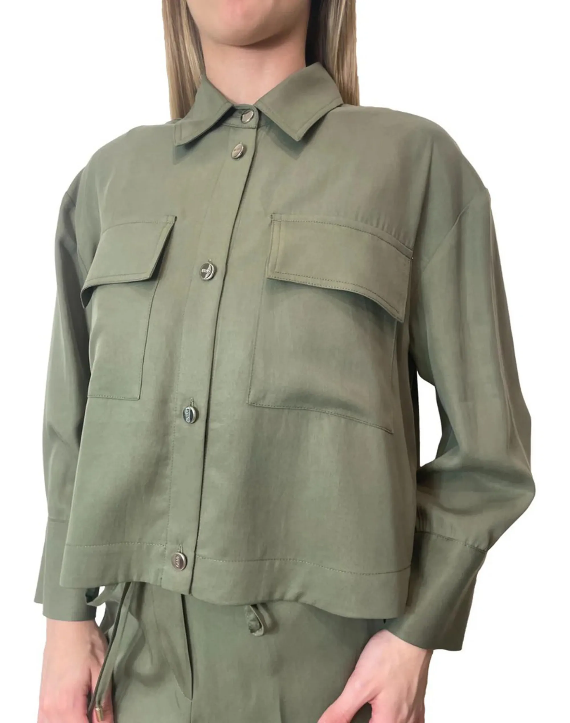 Liujo Jeans B'Shirt ' Olive Wa6265T414A 176061