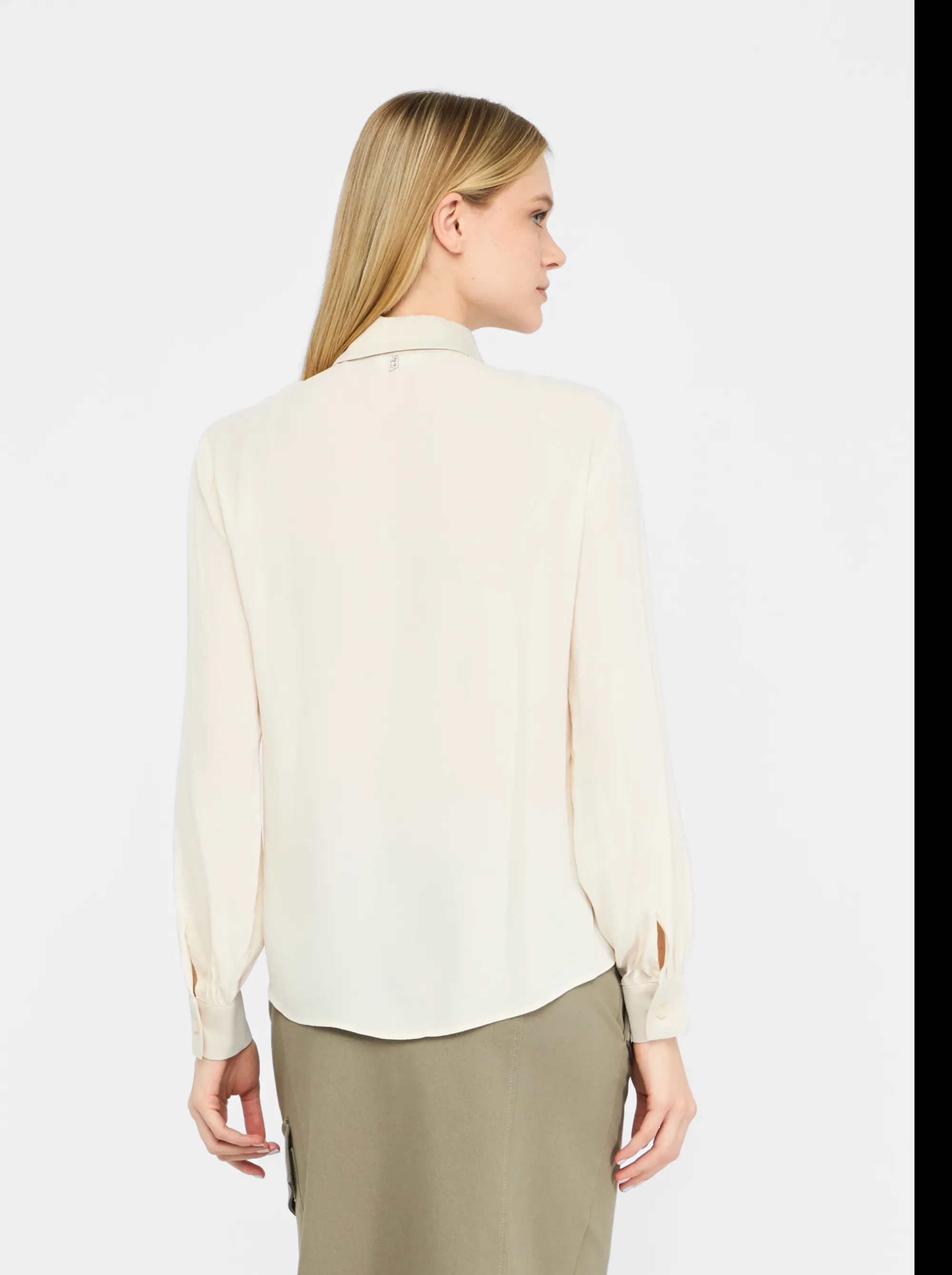 Liujo Jeans B'Crepe Shirt' Beige Mf5106T2578 156292